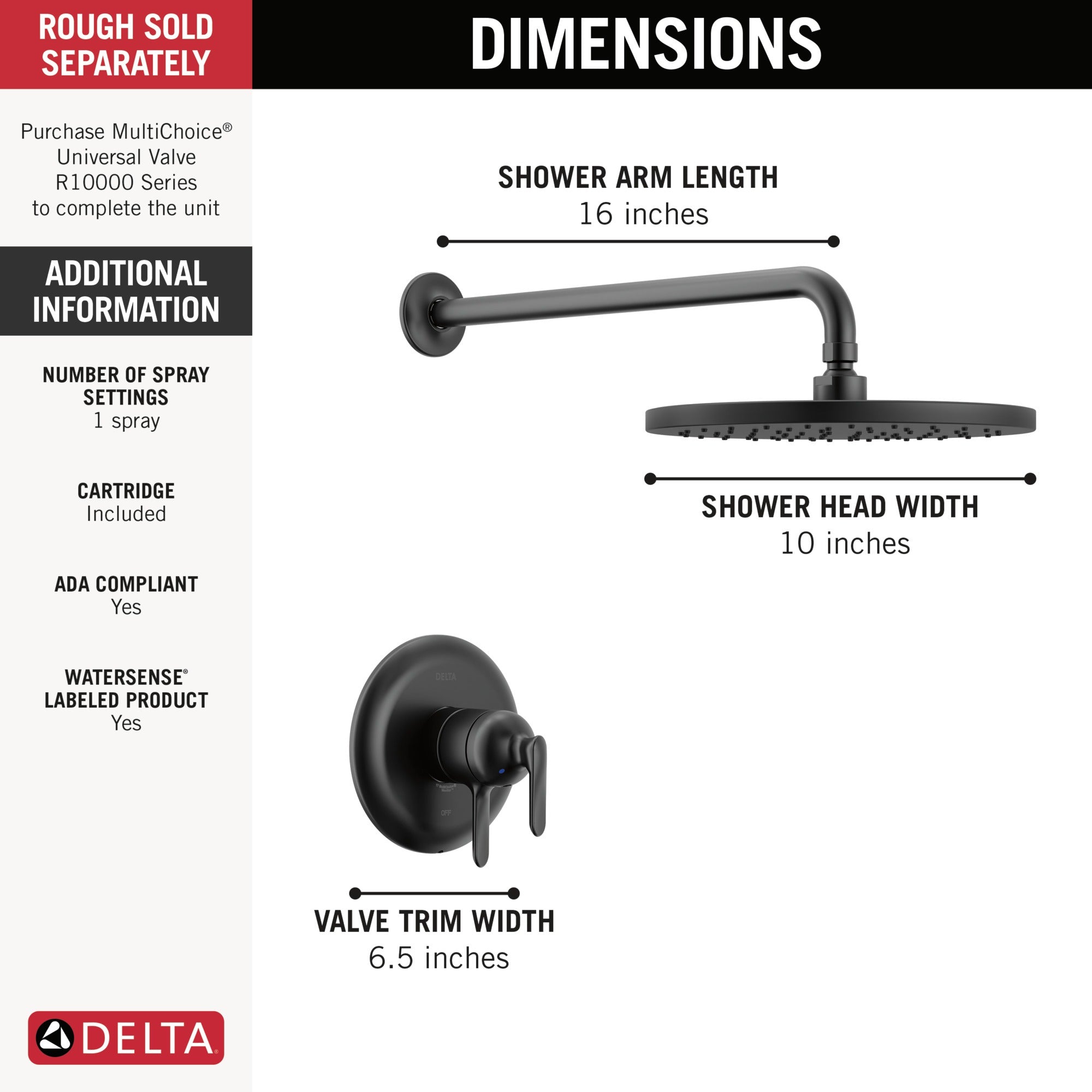 Delta Bonacci™ 17 Series Shower Trim