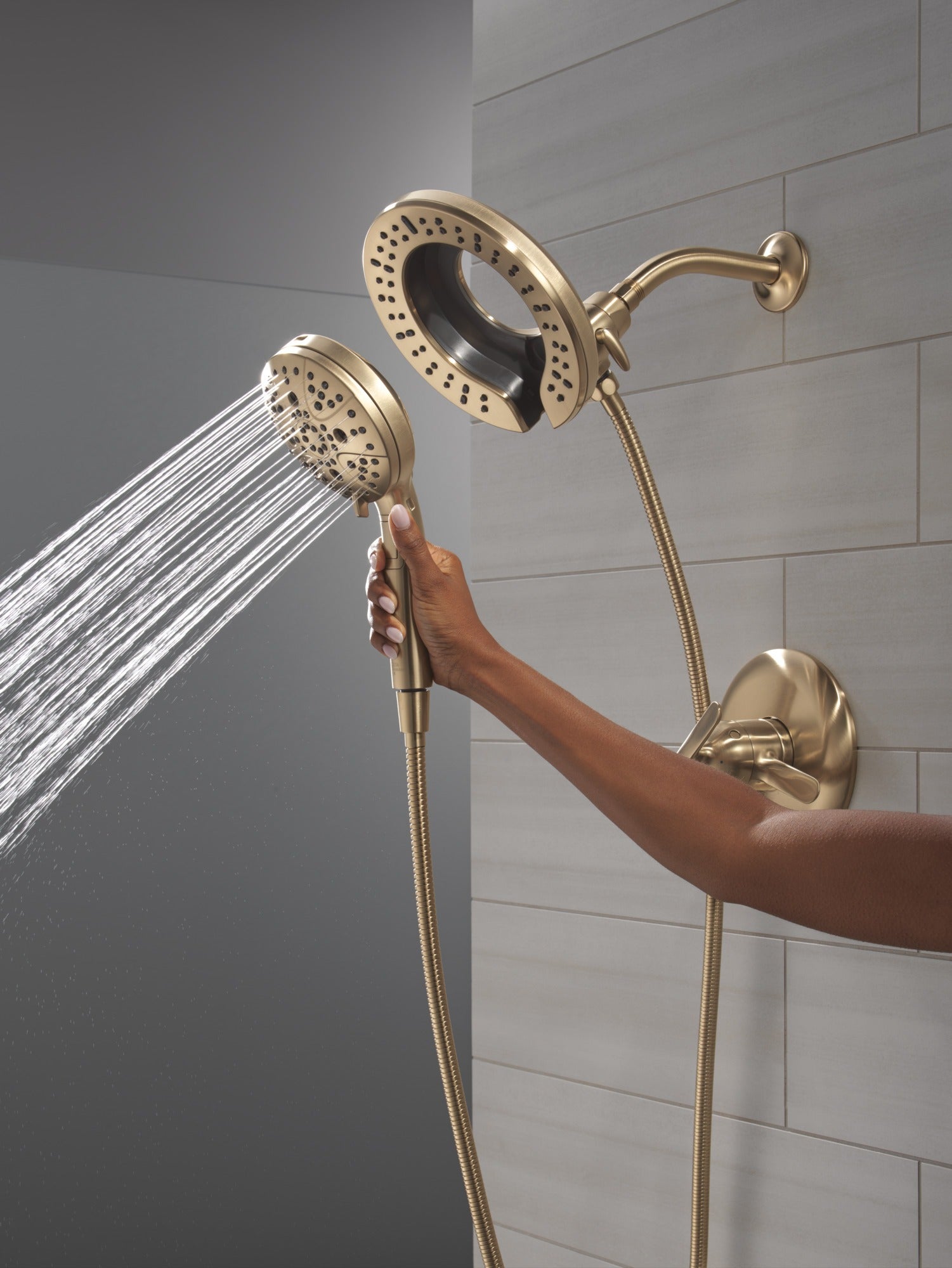 Delta Bonacci™ 17 Series Shower Trim with In2ition Shower Head