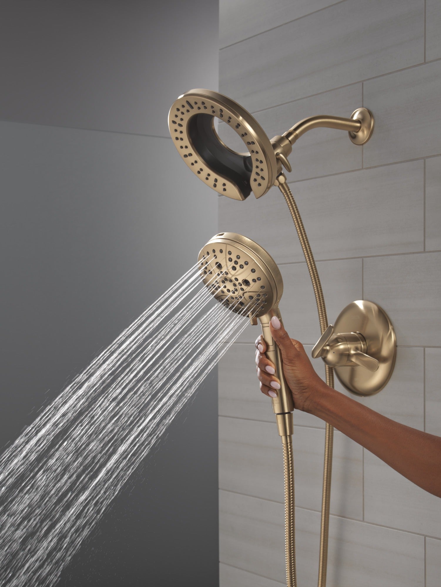 Delta Bonacci™ 17 Series Shower Trim with In2ition Shower Head