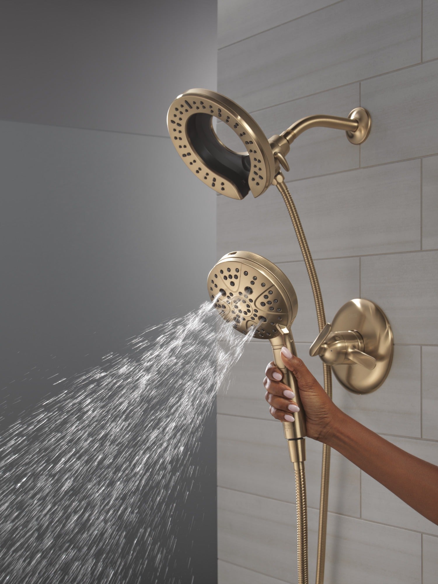 Delta Bonacci™ 17 Series Shower Trim with In2ition Shower Head