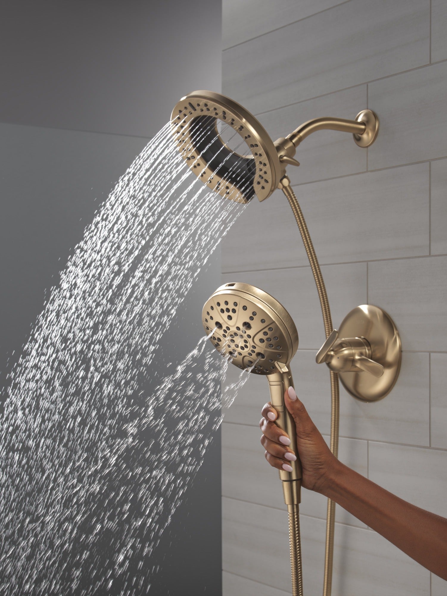 Delta Bonacci™ 17 Series Shower Trim with In2ition Shower Head