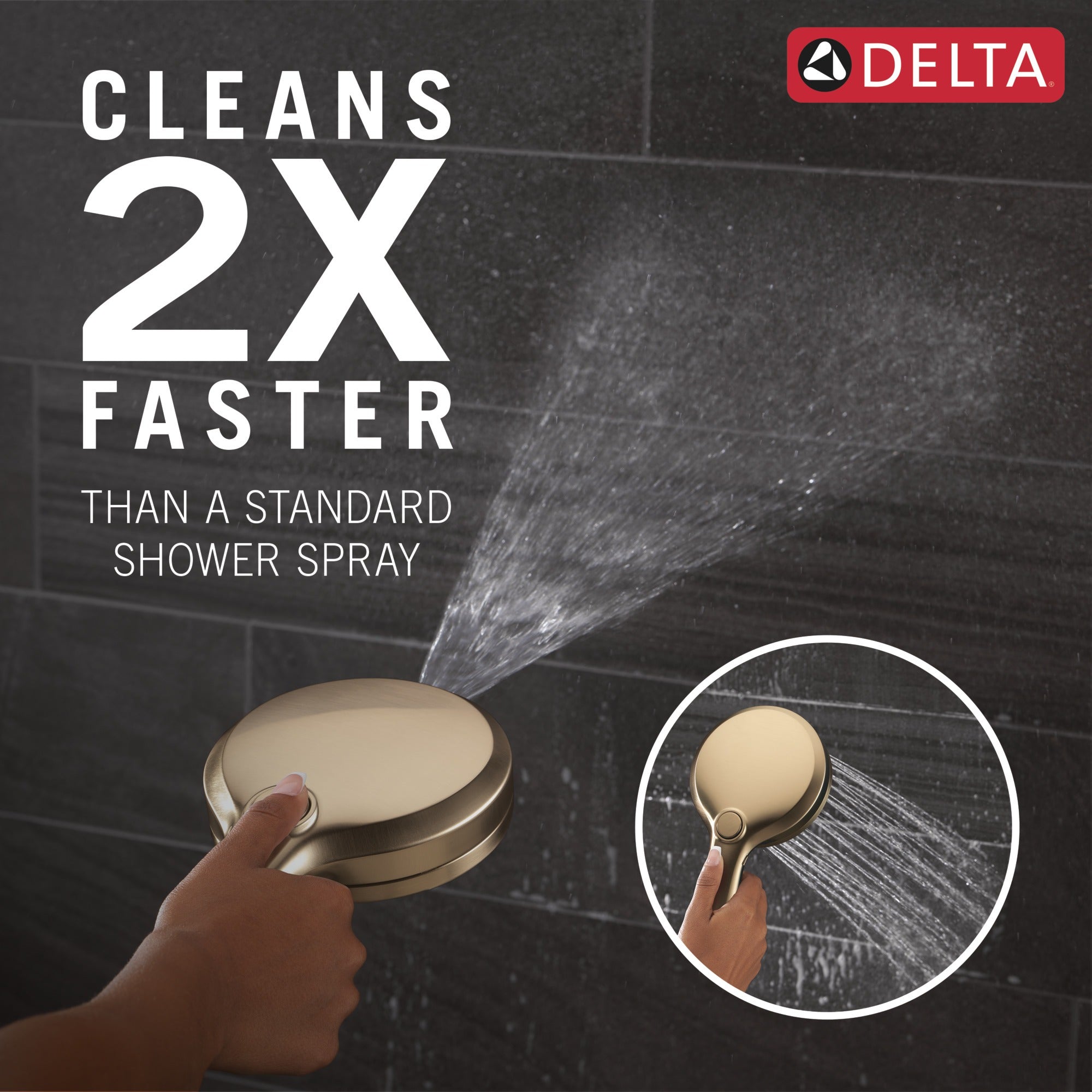 Delta Bonacci™ 17 Series Shower Trim with In2ition Shower Head