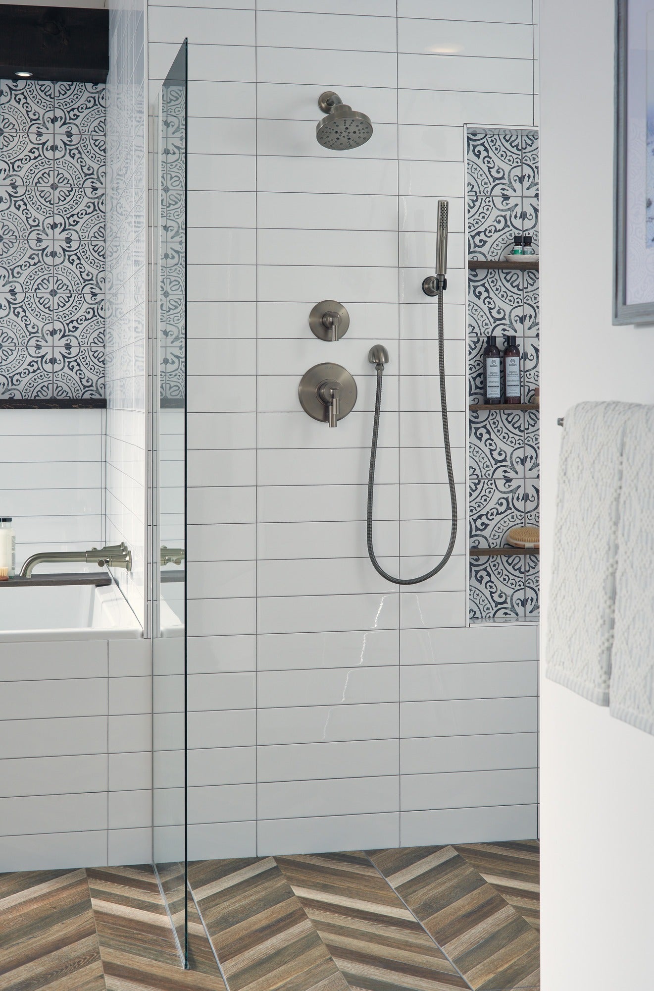 Delta Grail® Premium Single-Setting Adjustable Wall Mount Hand Shower