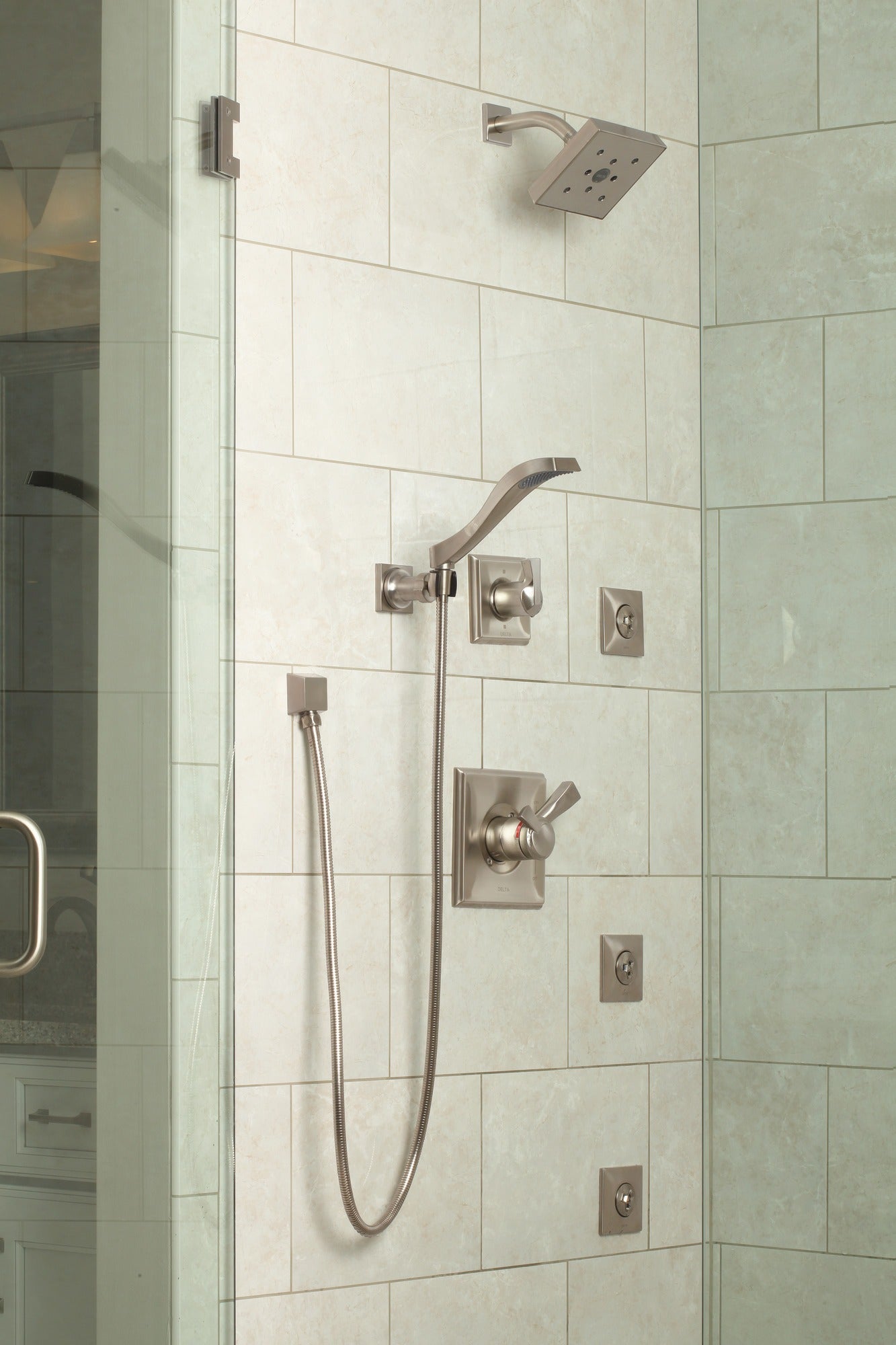 Delta Universal Showering Components Square Wall Elbow for Hand Shower