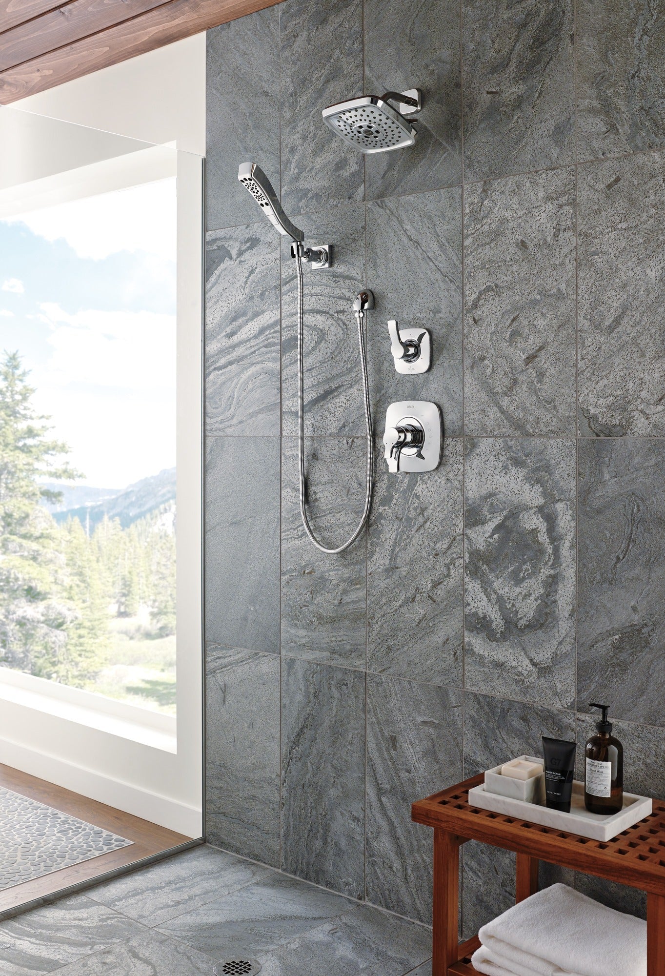 Delta Universal Showering Components Square Wall Elbow for Hand Shower