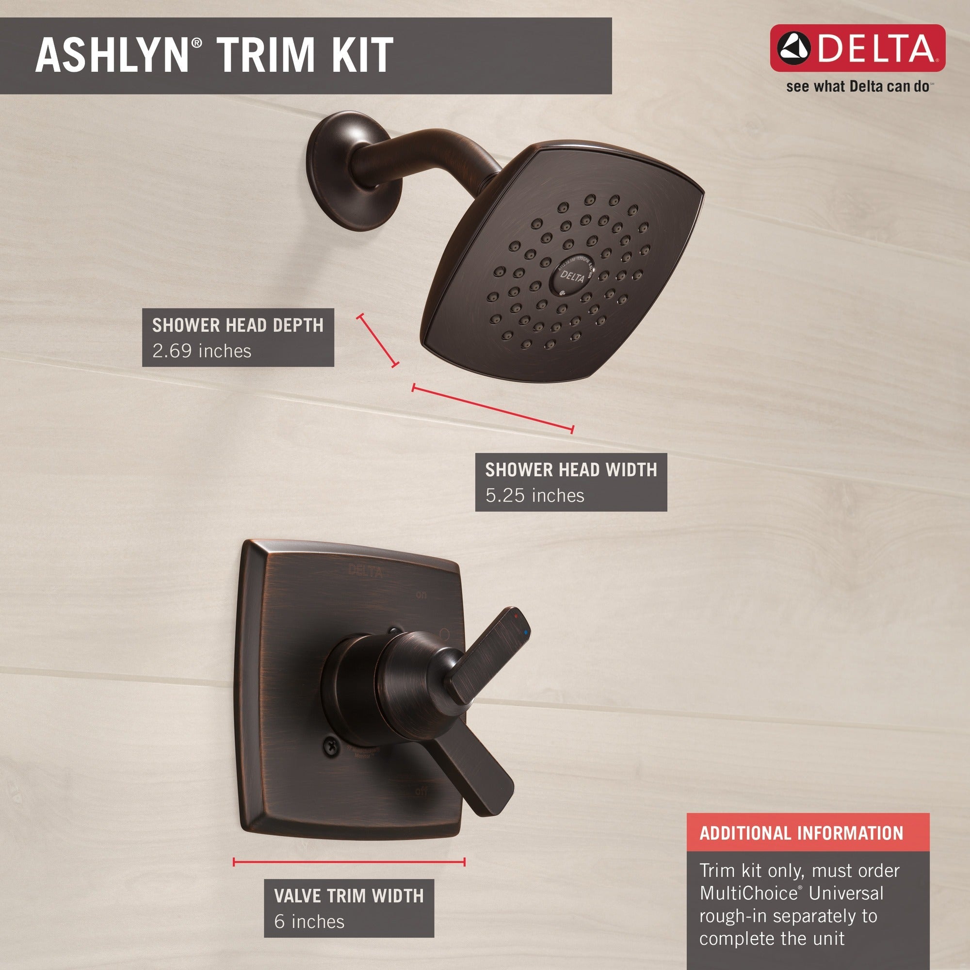 Delta Ashlyn® Monitor® 17 Series Shower Trim