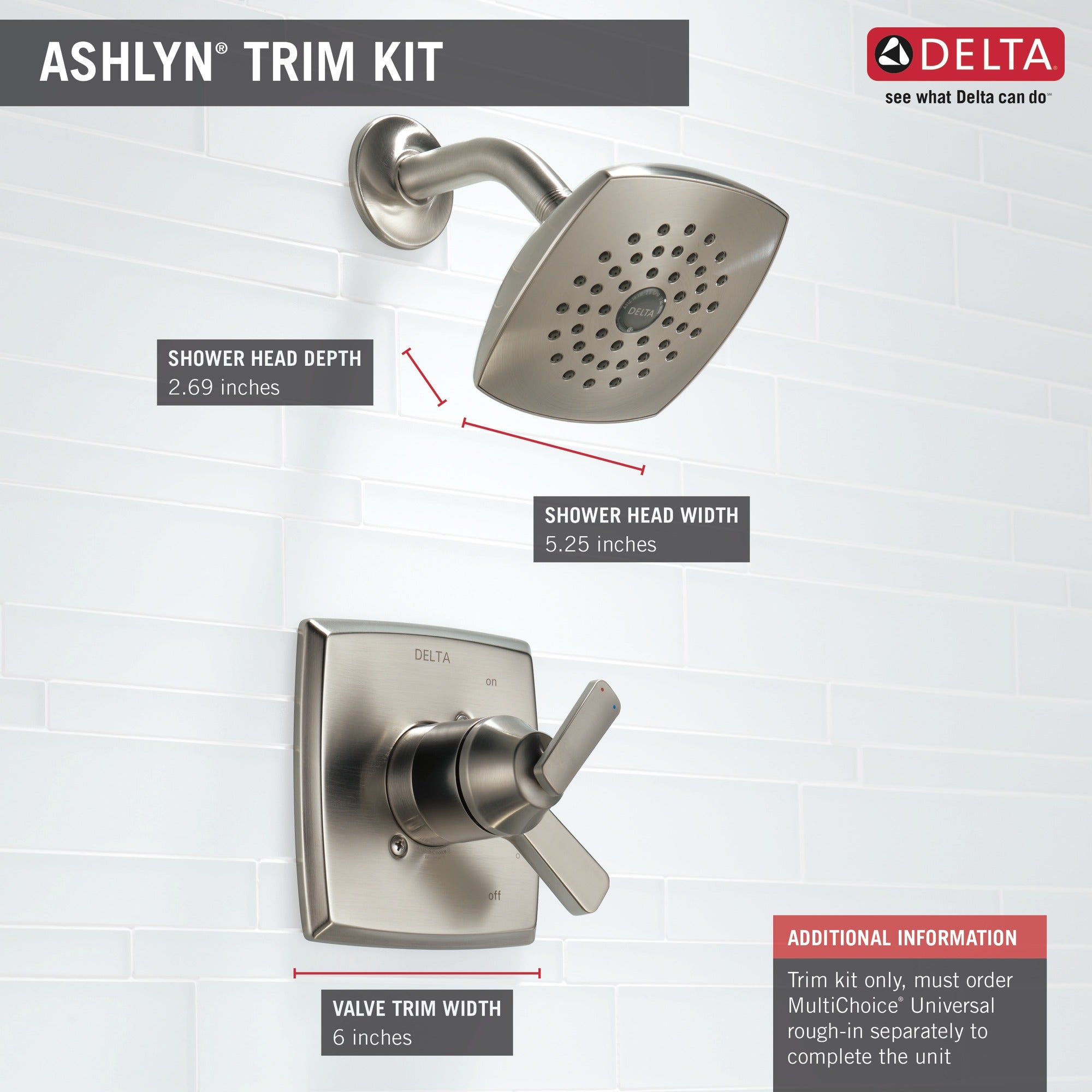 Delta Ashlyn® Monitor® 17 Series Shower Trim