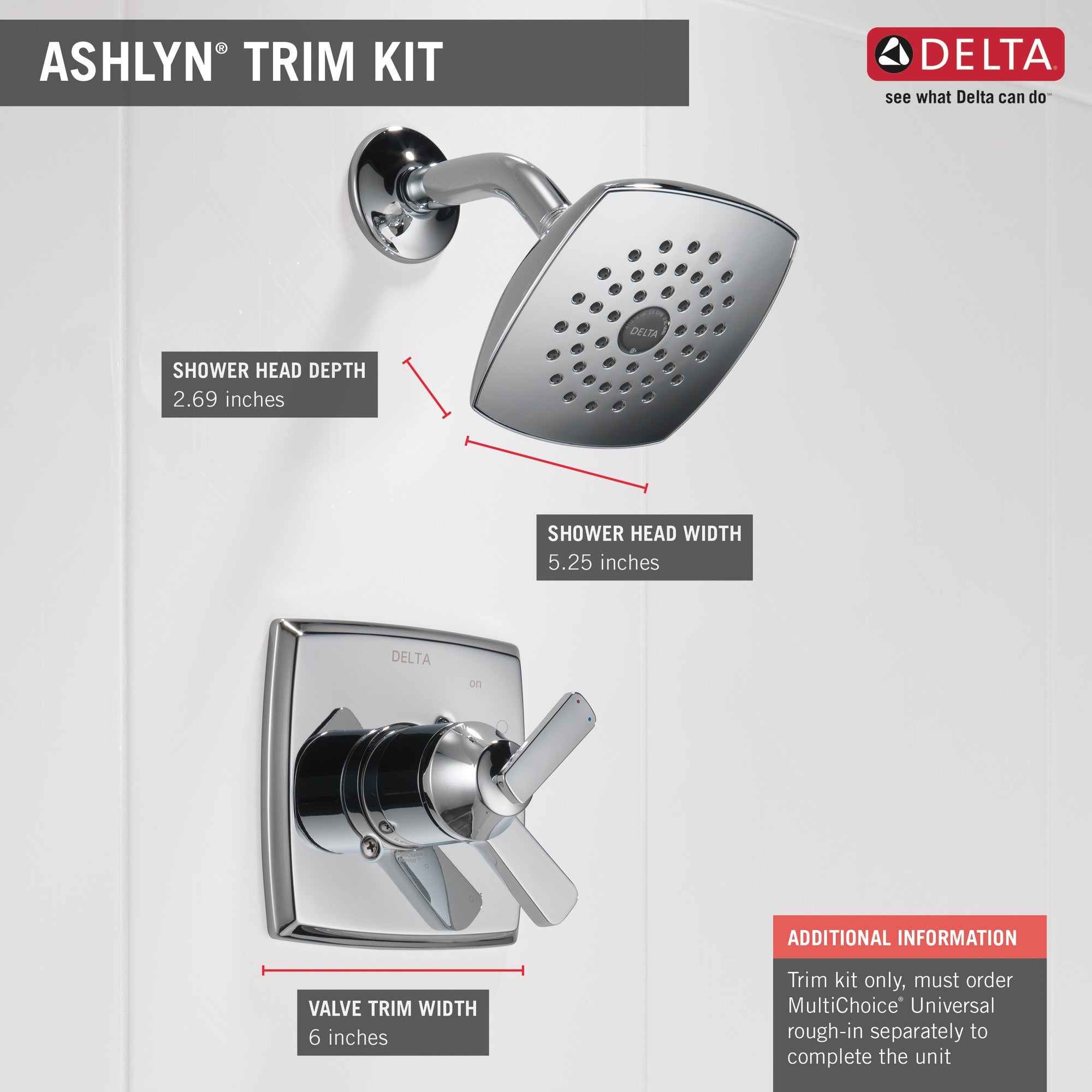 Delta Ashlyn® Monitor® 17 Series Shower Trim