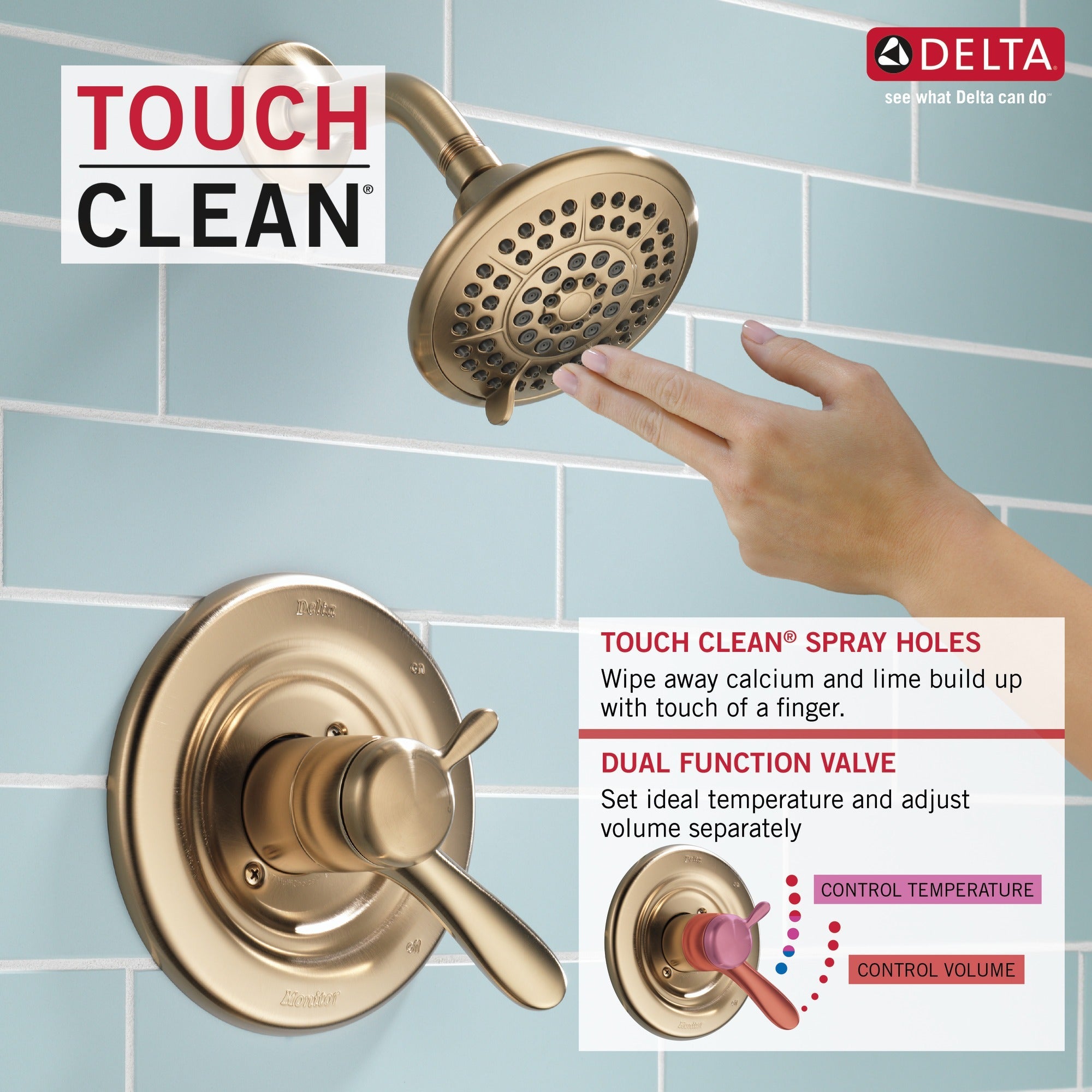 Delta Lahara® Monitor® 17 Series Tub & Shower Trim