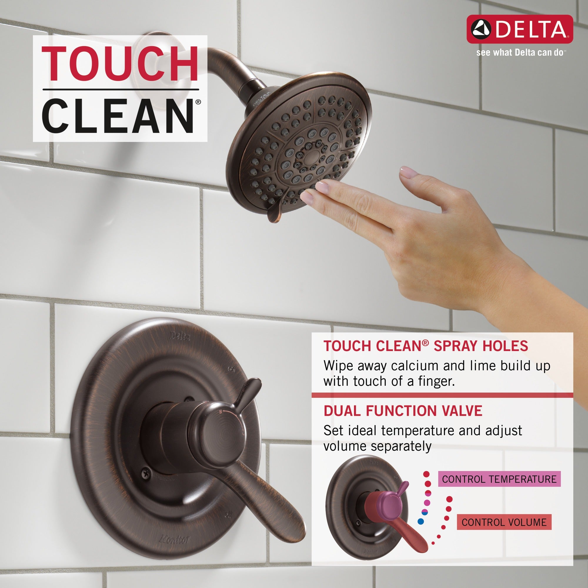 Delta Lahara® Monitor® 17 Series Tub & Shower Trim