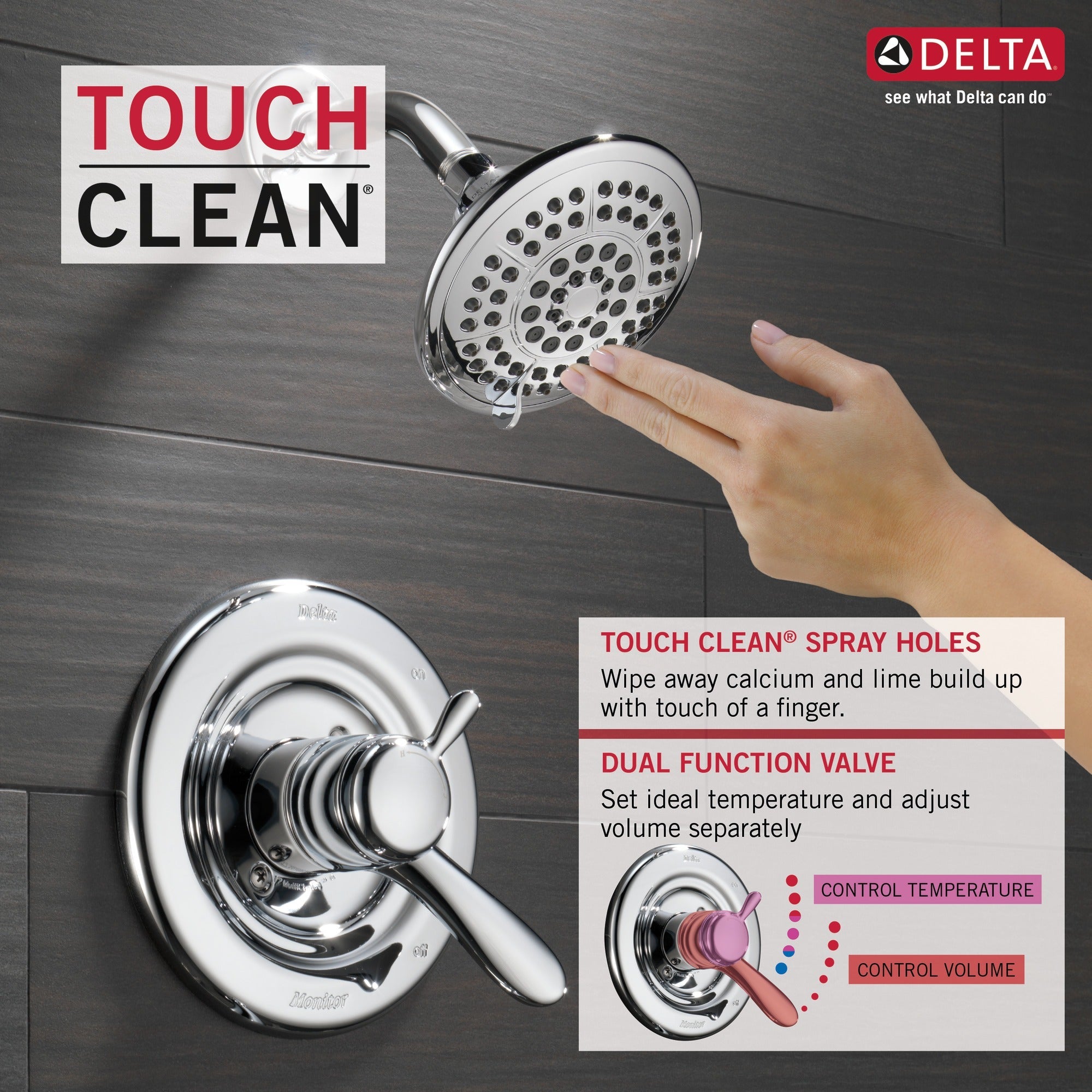 Delta Lahara® Monitor® 17 Series Tub & Shower Trim