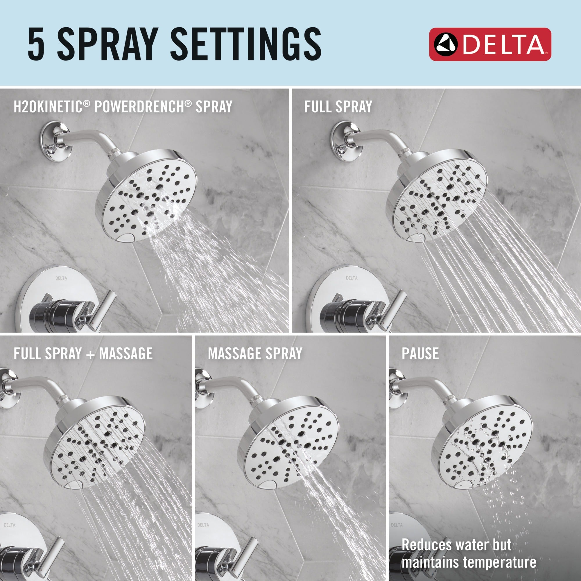 Delta Altado™ Monitor 17 Series Tub & Shower Trim