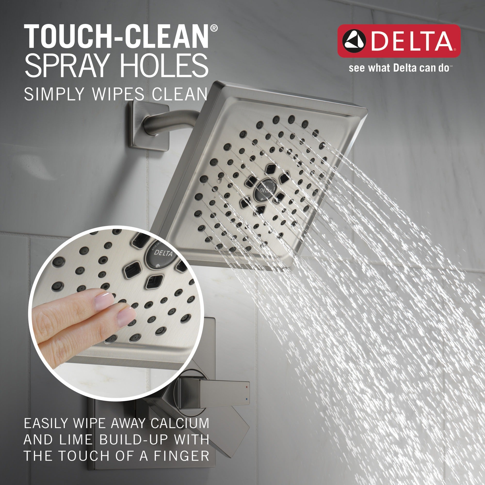 Delta Trillian™ 17 Series H2Okinetic Tub Shower Trim