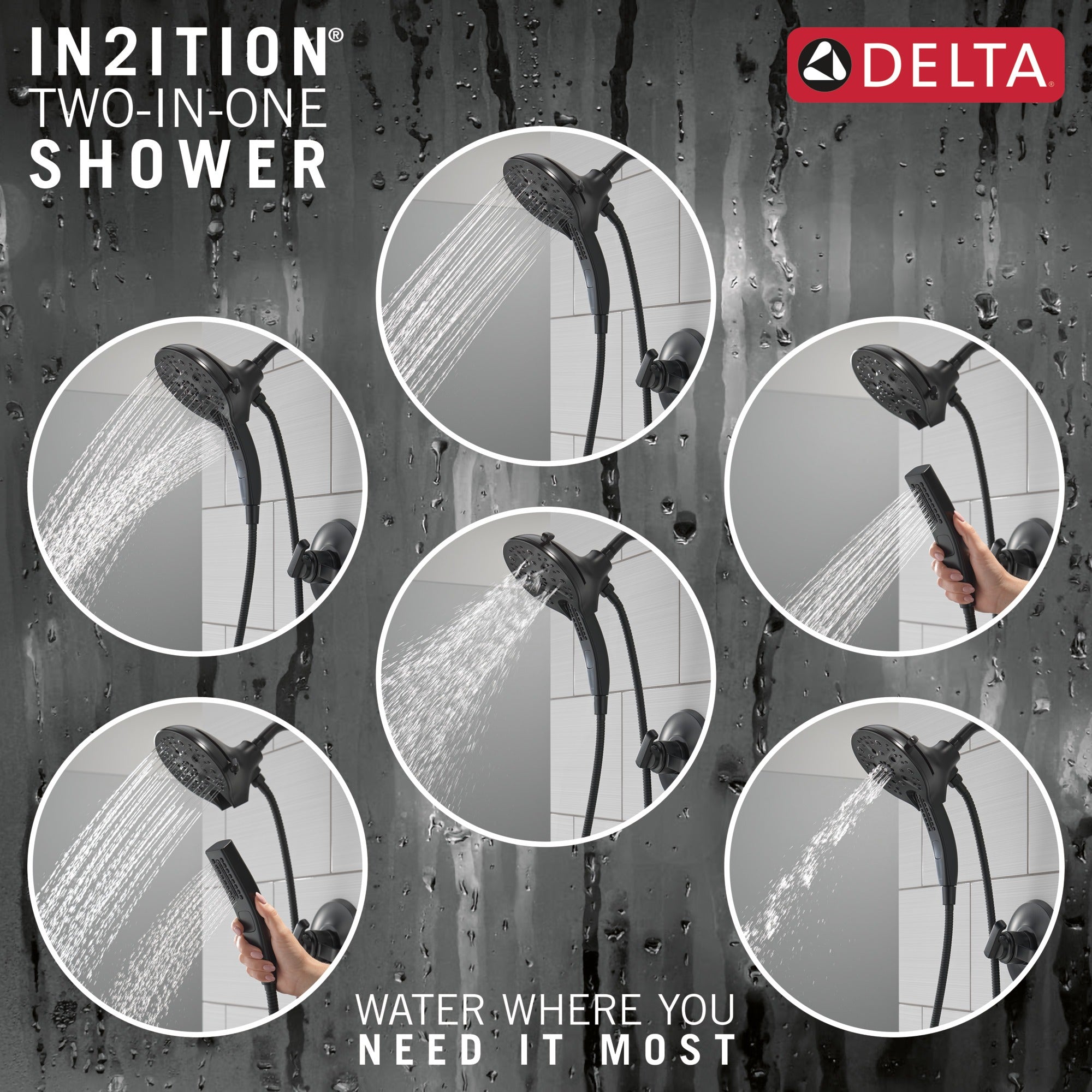 Delta Tetra™ 17 Series Tub Shower Trim