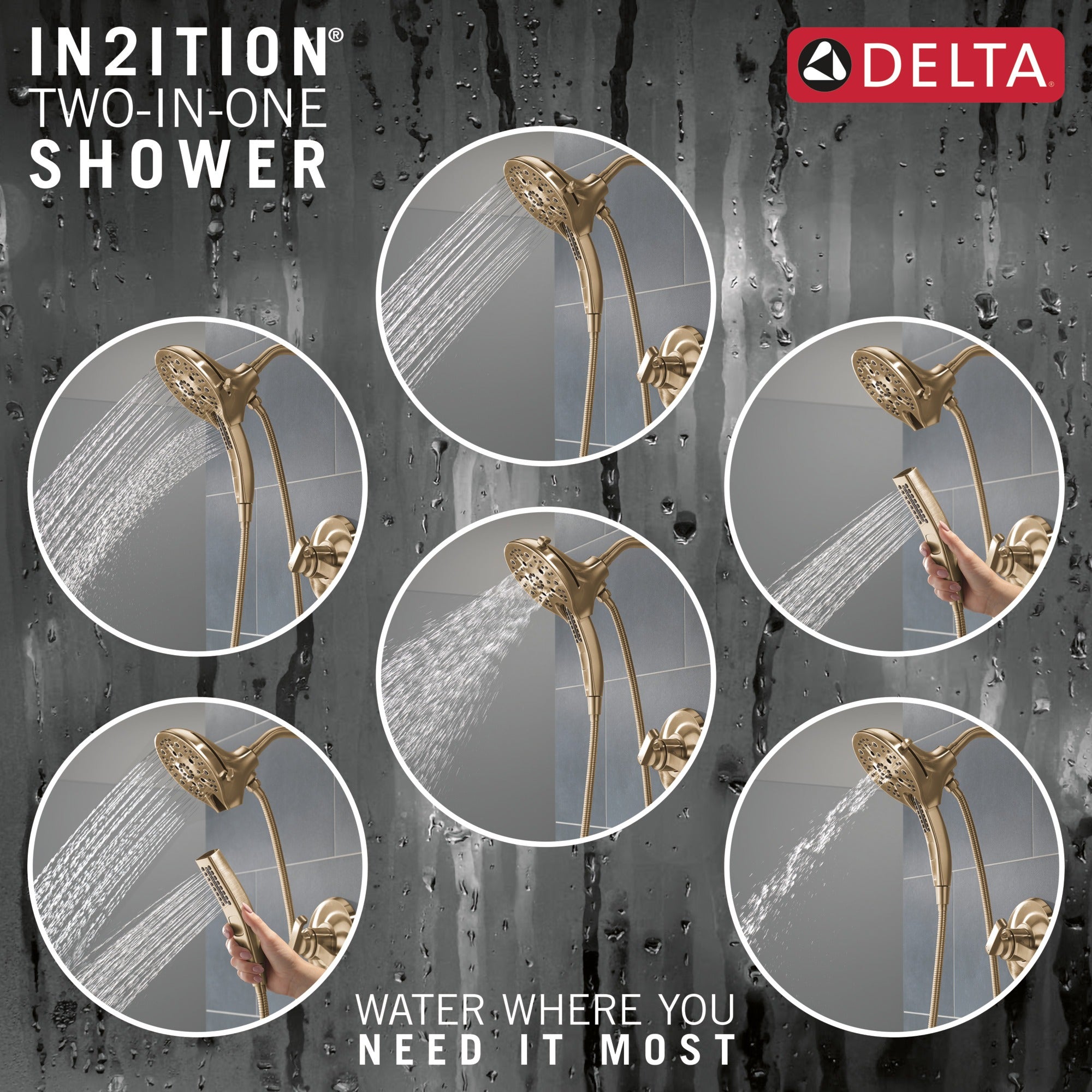 Delta Tetra™ 17 Series Tub Shower Trim