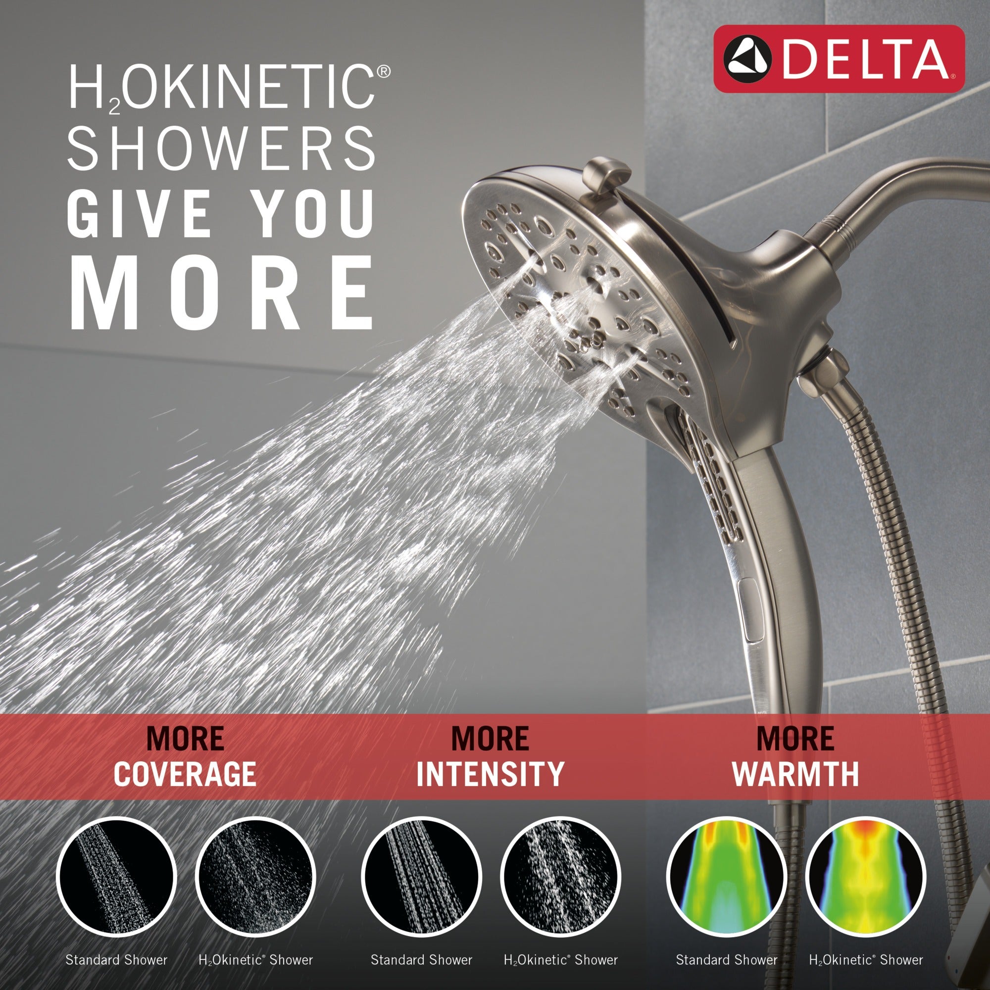Delta Tetra™ 17 Series Tub Shower Trim