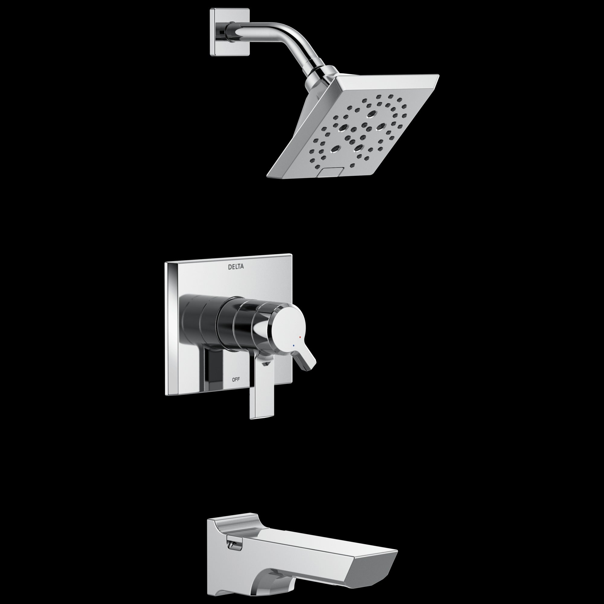 Delta Pivotal® Monitor® 17 Series H2OKinetic® Tub and Shower Trim
