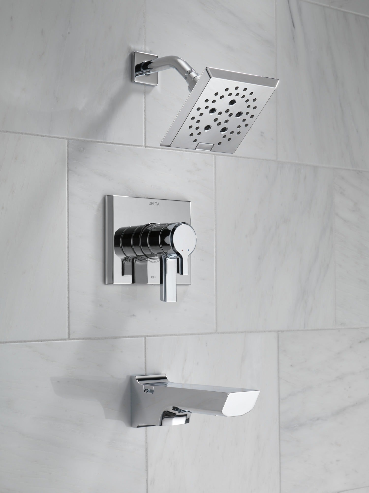 Delta Pivotal® Monitor® 17 Series H2OKinetic® Tub and Shower Trim