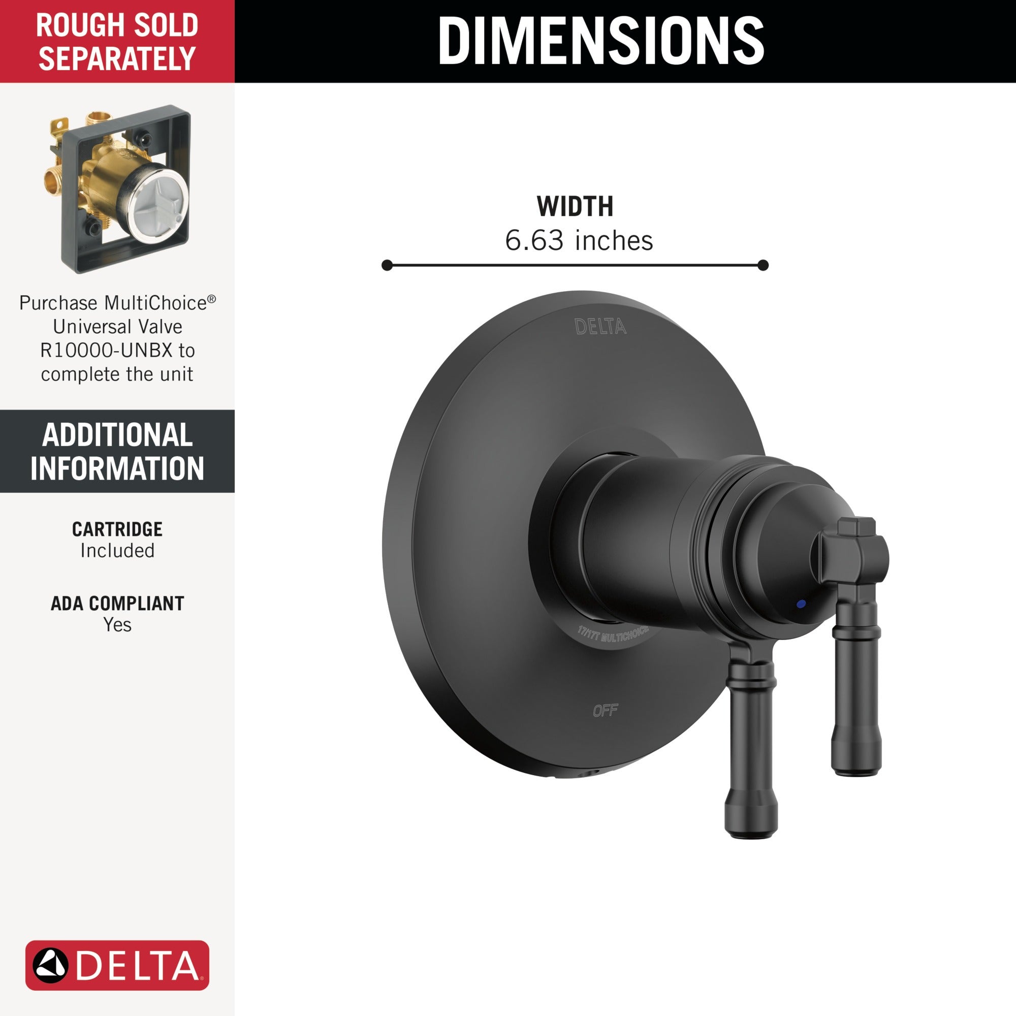 Delta Broderick® 17T Series Valve Only Trim