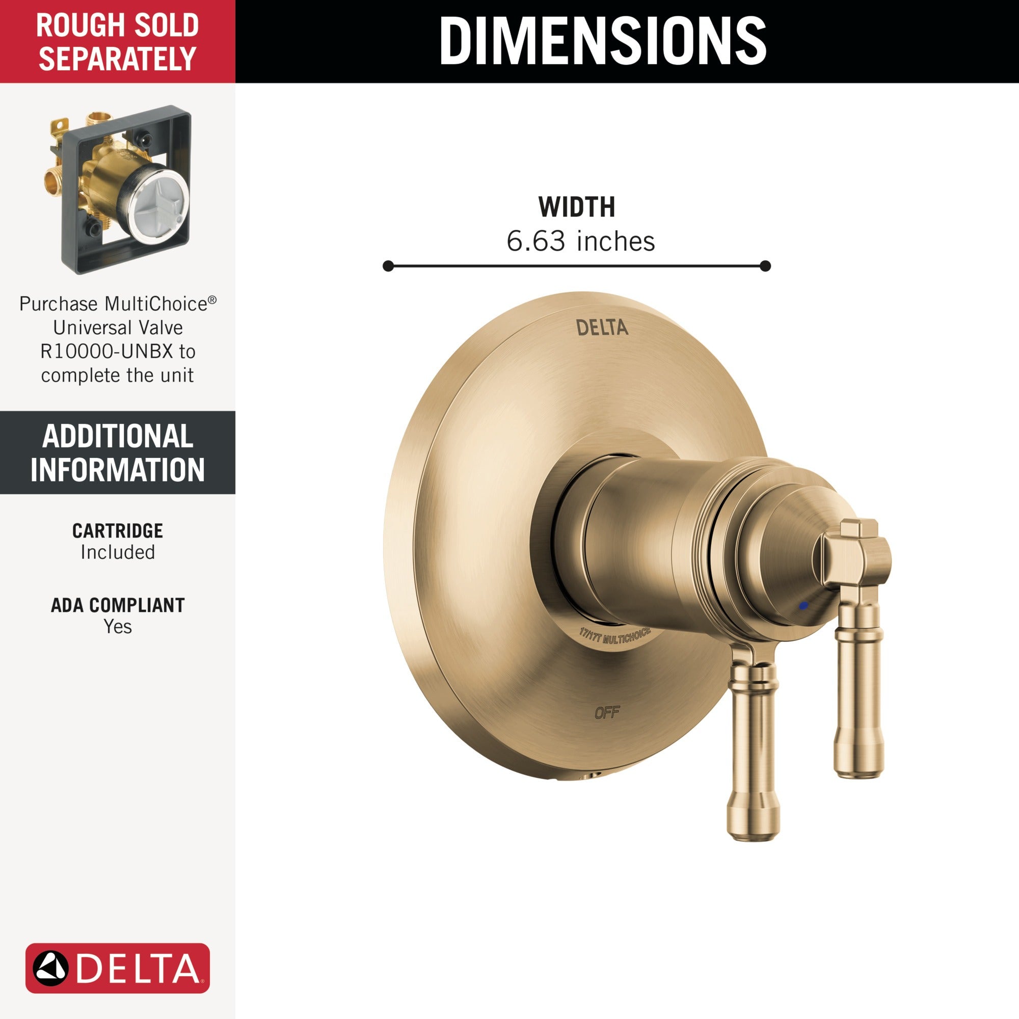 Delta Broderick® 17T Series Valve Only Tim