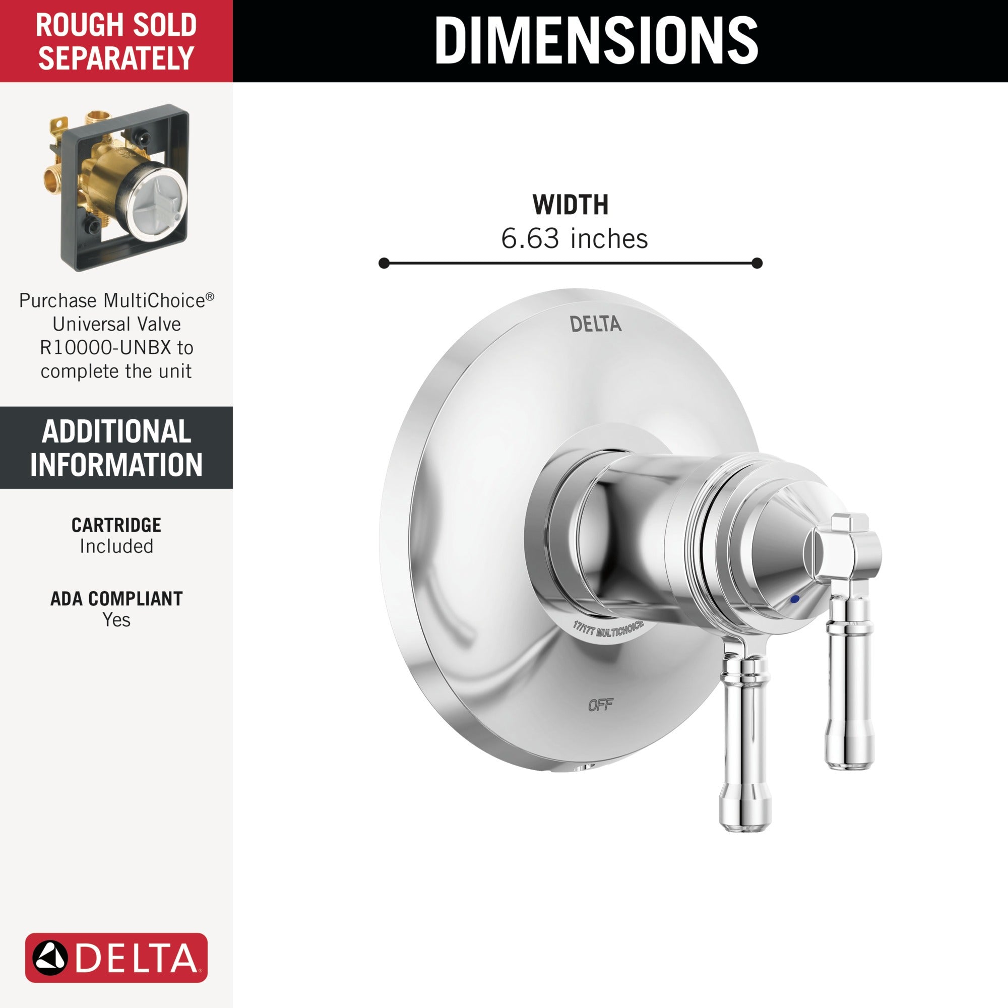 Delta Broderick® 17T Series Valve Only Trim