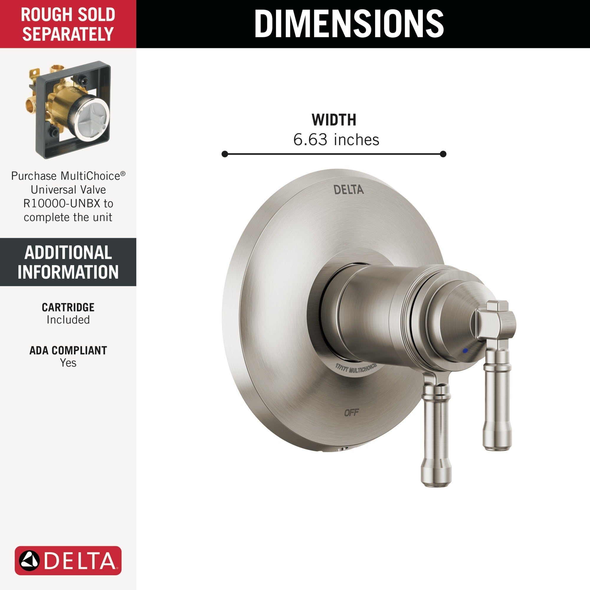 Delta Broderick® 17T Series Valve Only Trim