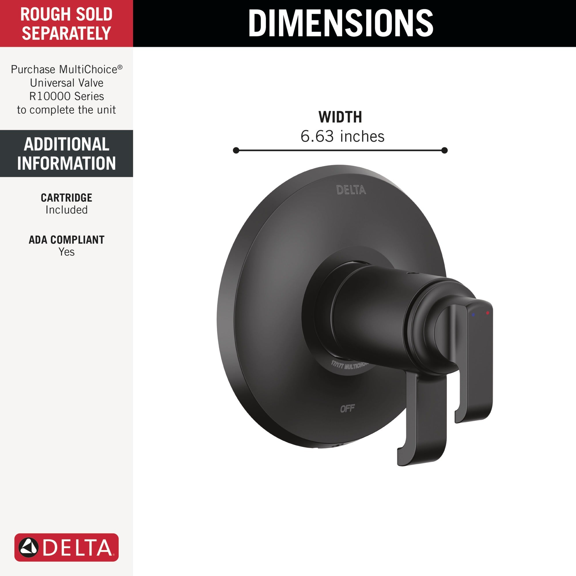 Delta Tetra™ 17T Series Valve Only