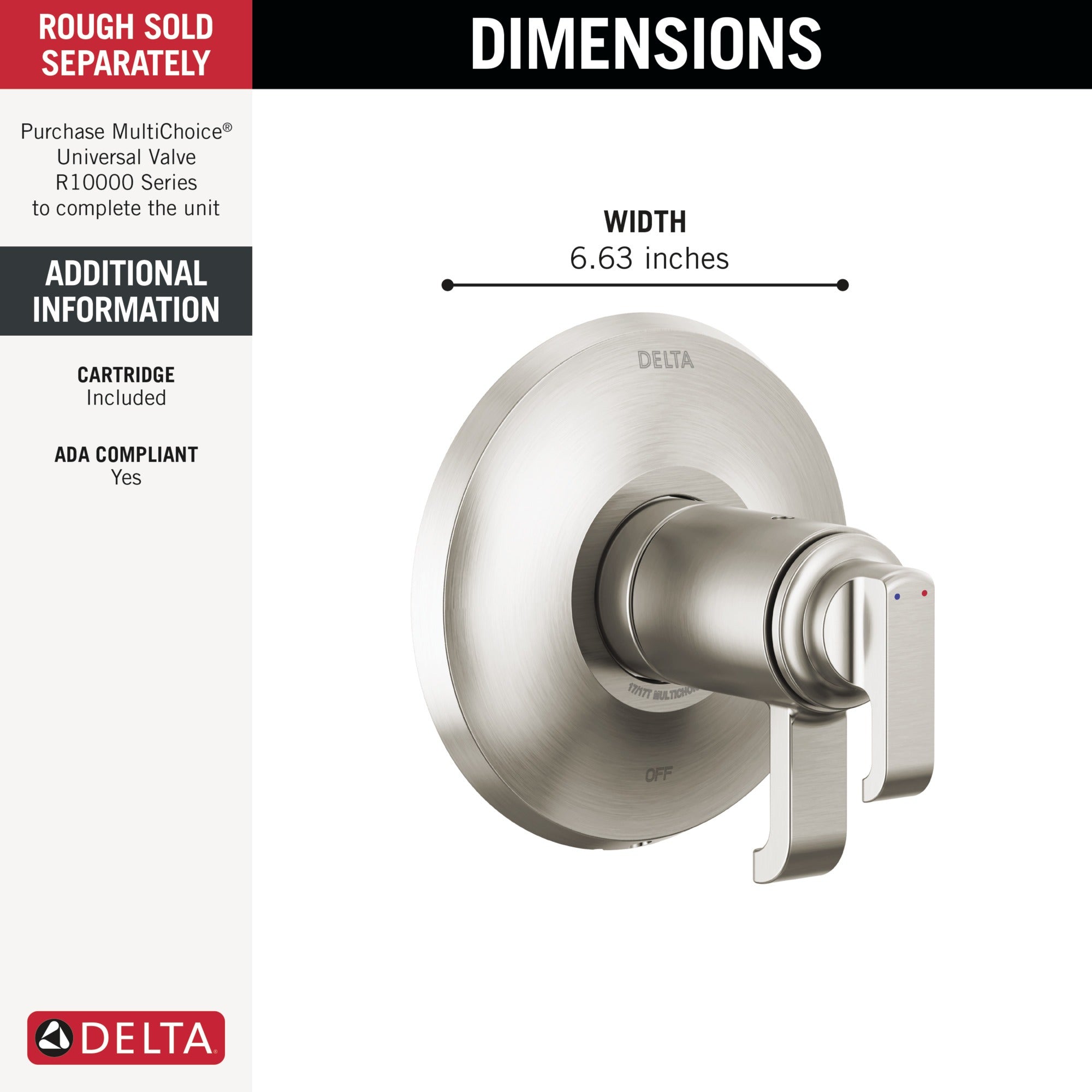 Delta Tetra™ 17T Series Valve Only