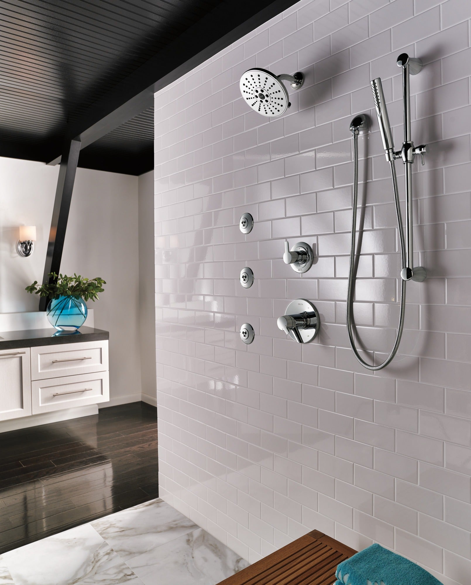 Delta Grail® Premium Single-Setting Slide Bar Hand Shower