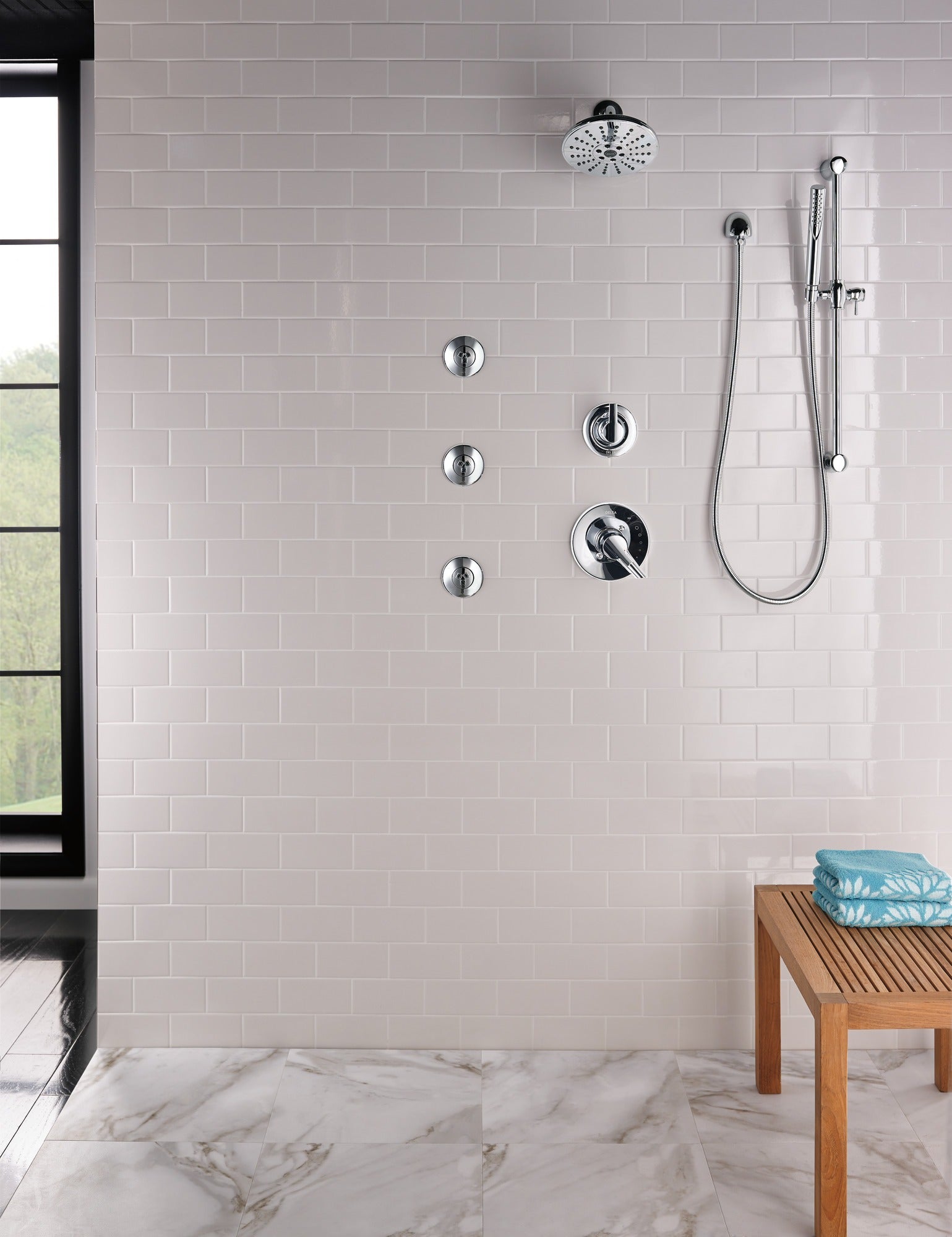 Delta Grail® Premium Single-Setting Slide Bar Hand Shower