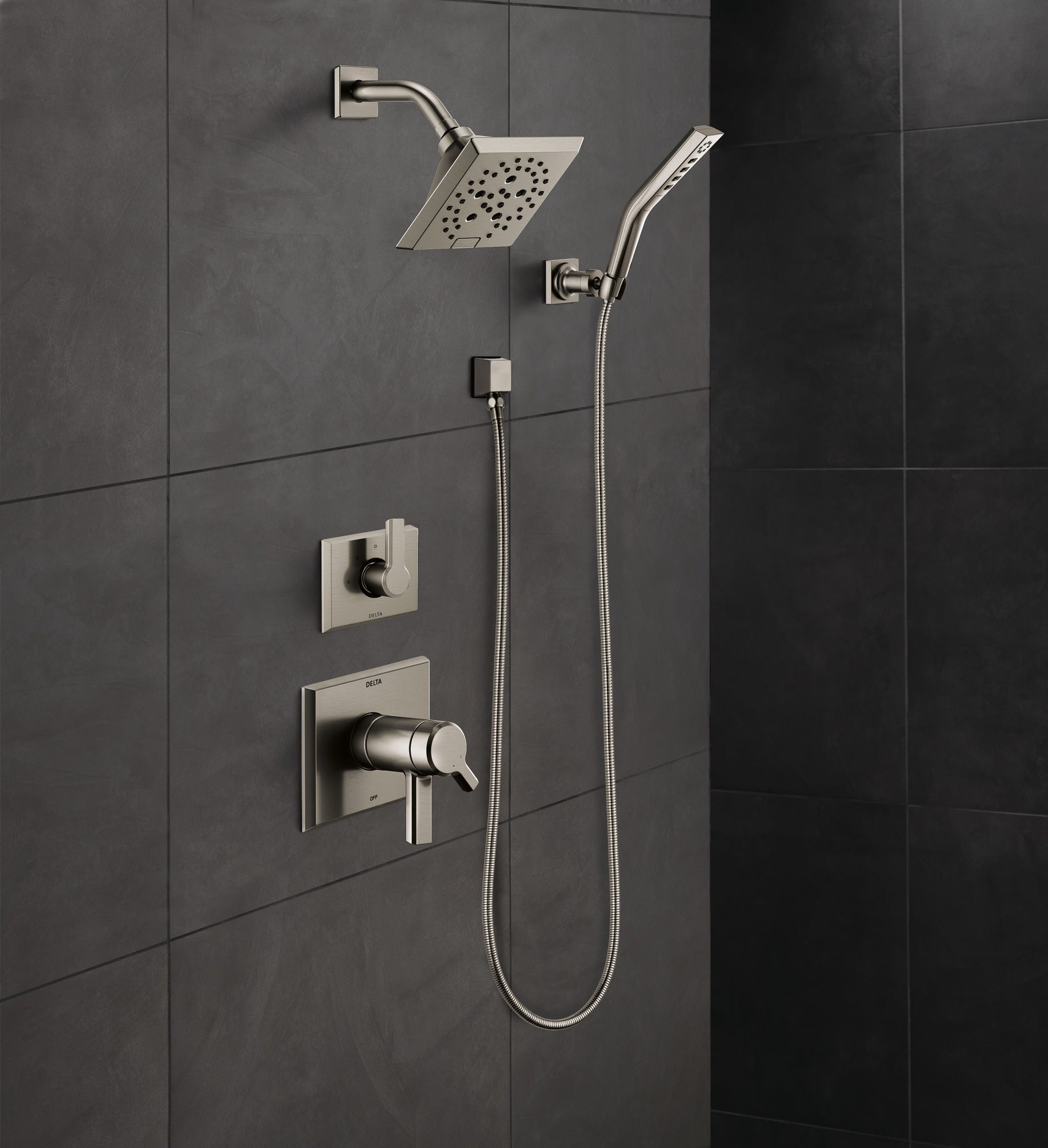 Delta Universal Showering Components Square Wall Elbow for Hand Shower