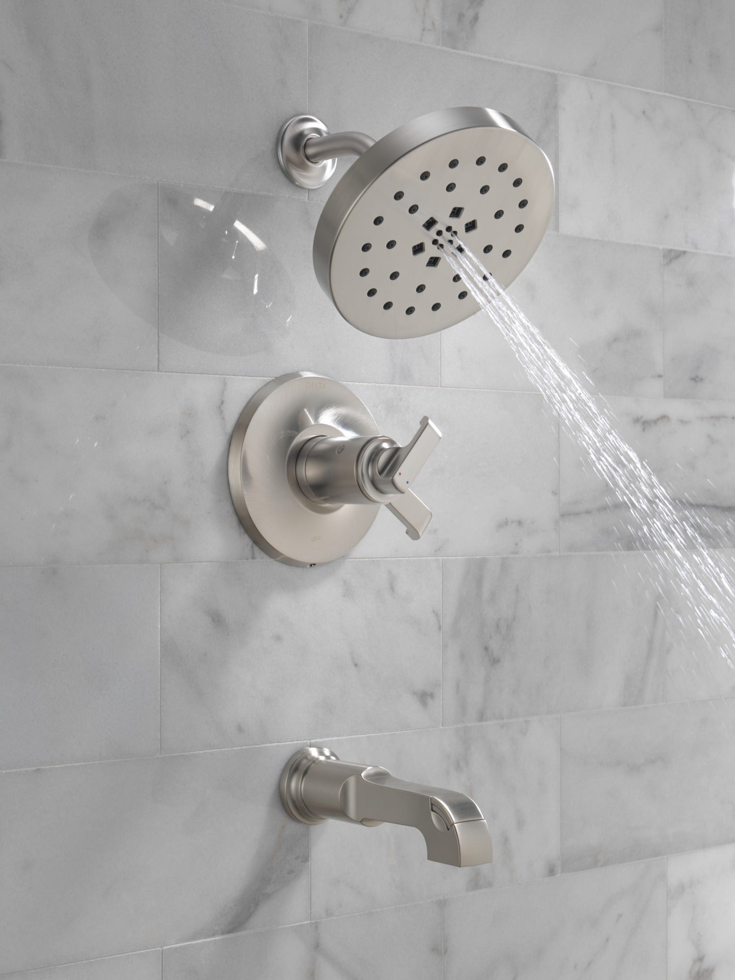 Delta Tetra™ 17T Series Tub Shower Trim