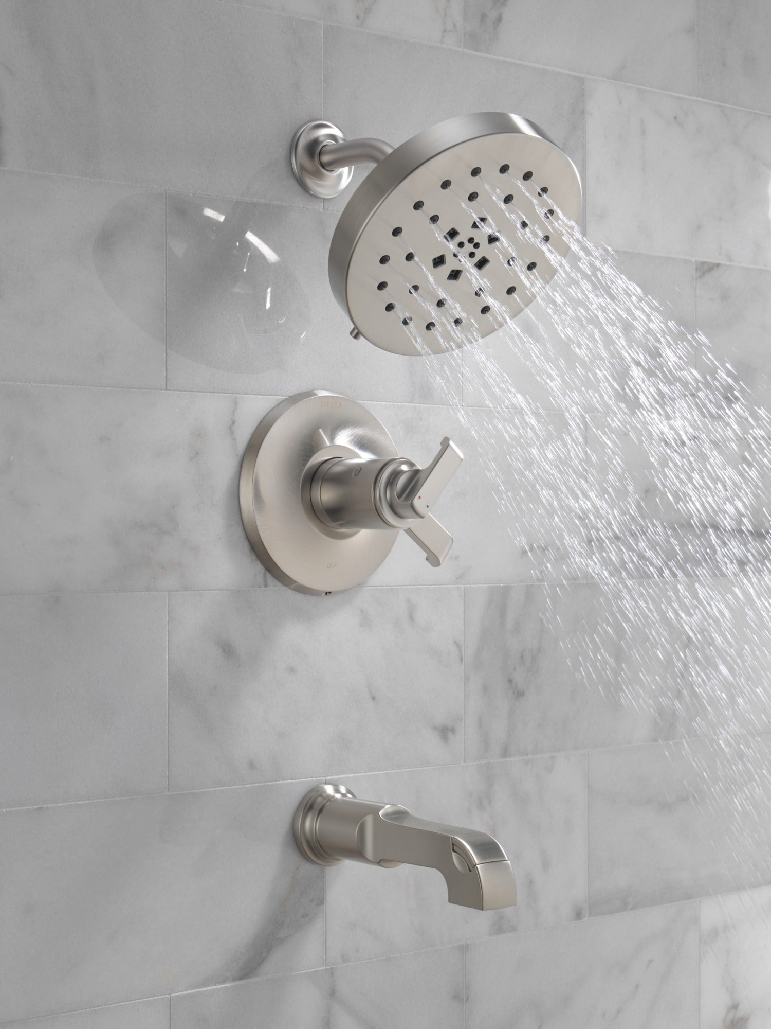 Delta Tetra™ 17T Series Tub Shower Trim