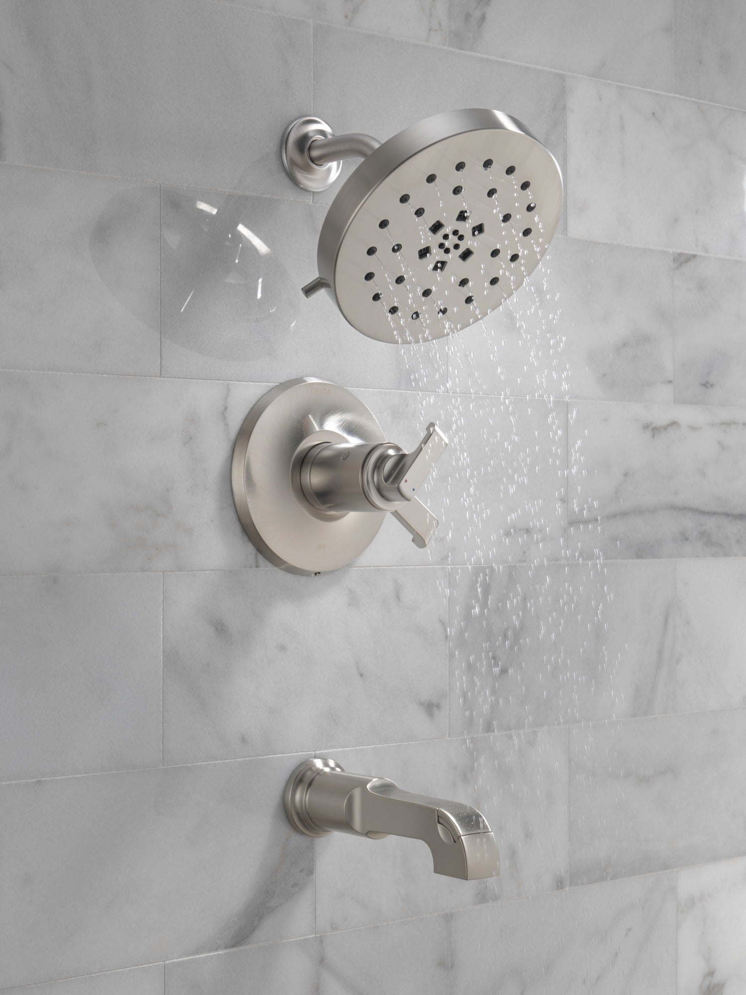Delta Tetra™ 17T Series Tub Shower Trim