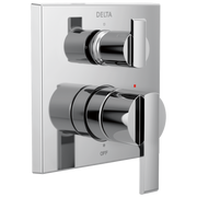 Delta Ara® Angular Modern Monitor® 14 Series Valve Trim with 3-Setting Integrated Diverter