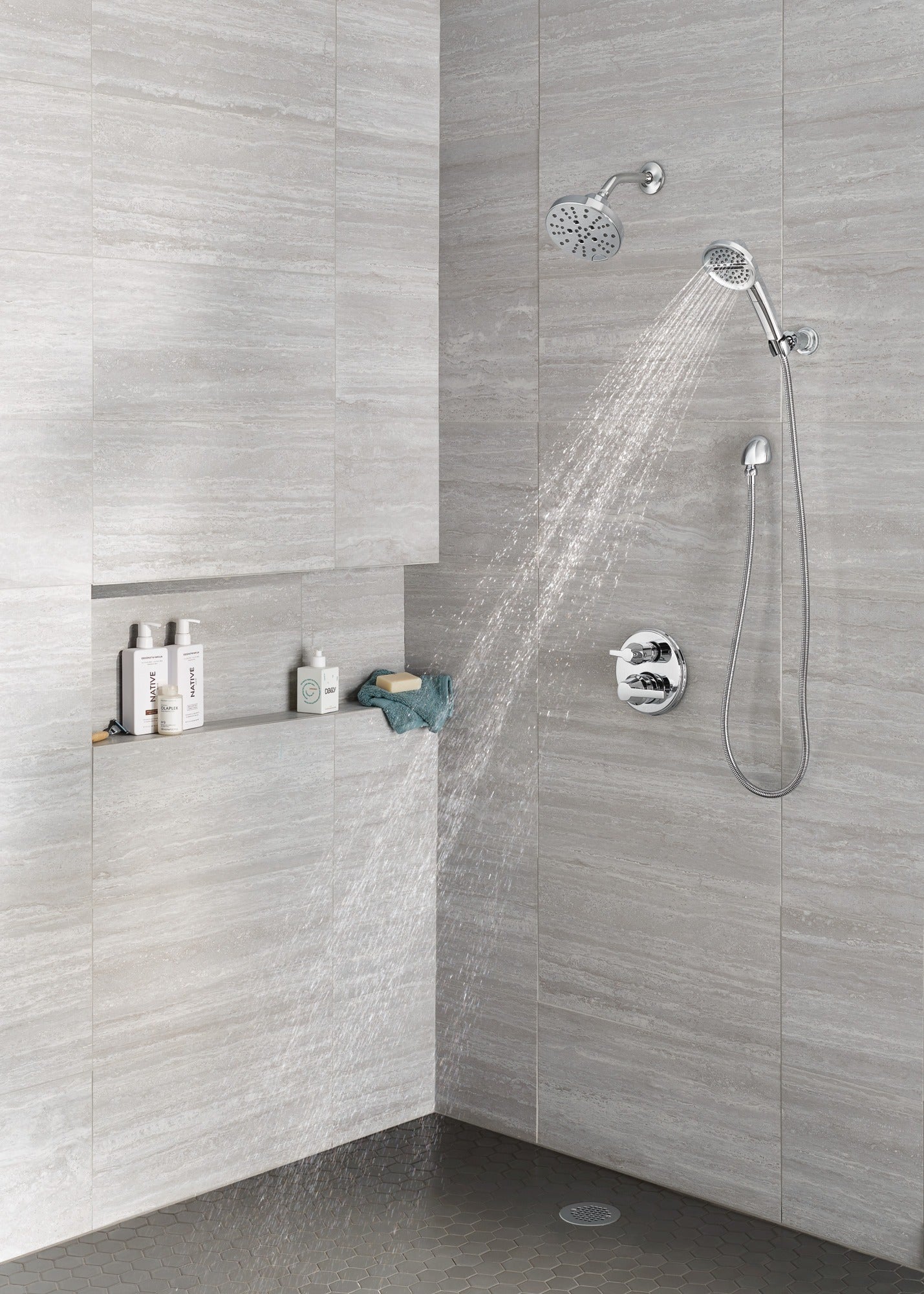 Delta Universal Showering Components 3-Setting Wall Mount Handshower