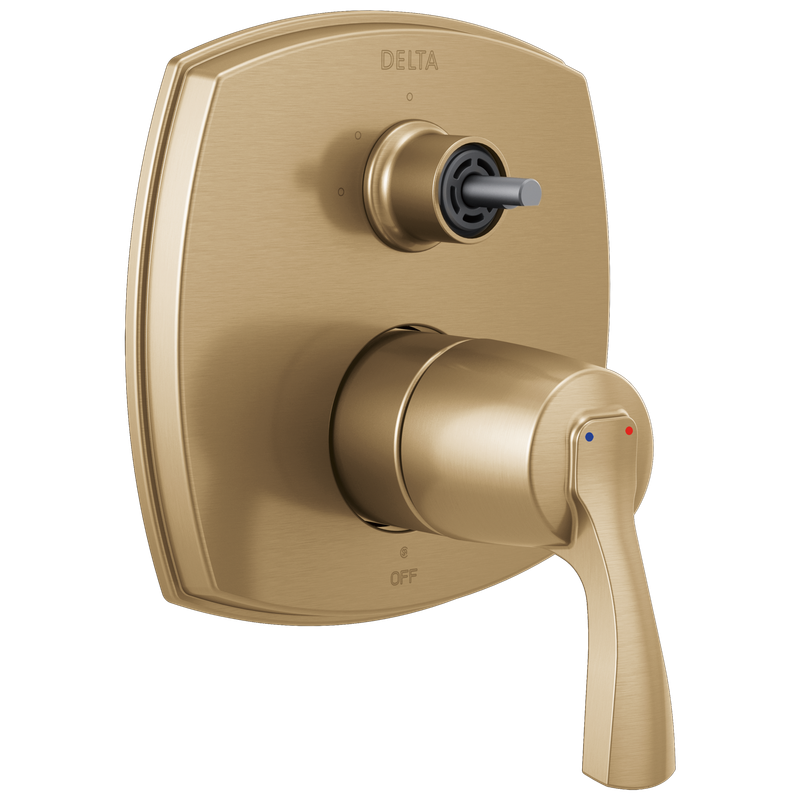 Delta Stryke® 14 Series Integrated Diverter Trim with Three Function Diverter Less Diverter Handle