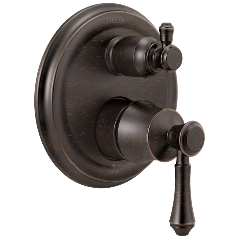 Delta Cassidy® Traditional 2-Handle Monitor® 14 Series Valve Trim with 3-Setting Integrated Diverter