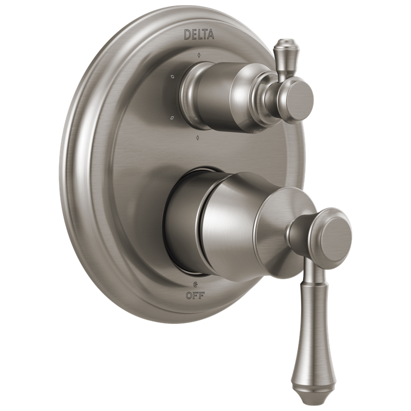 Delta Cassidy® Traditional 2-Handle Monitor® 14 Series Valve Trim with 6-Setting Integrated Diverter