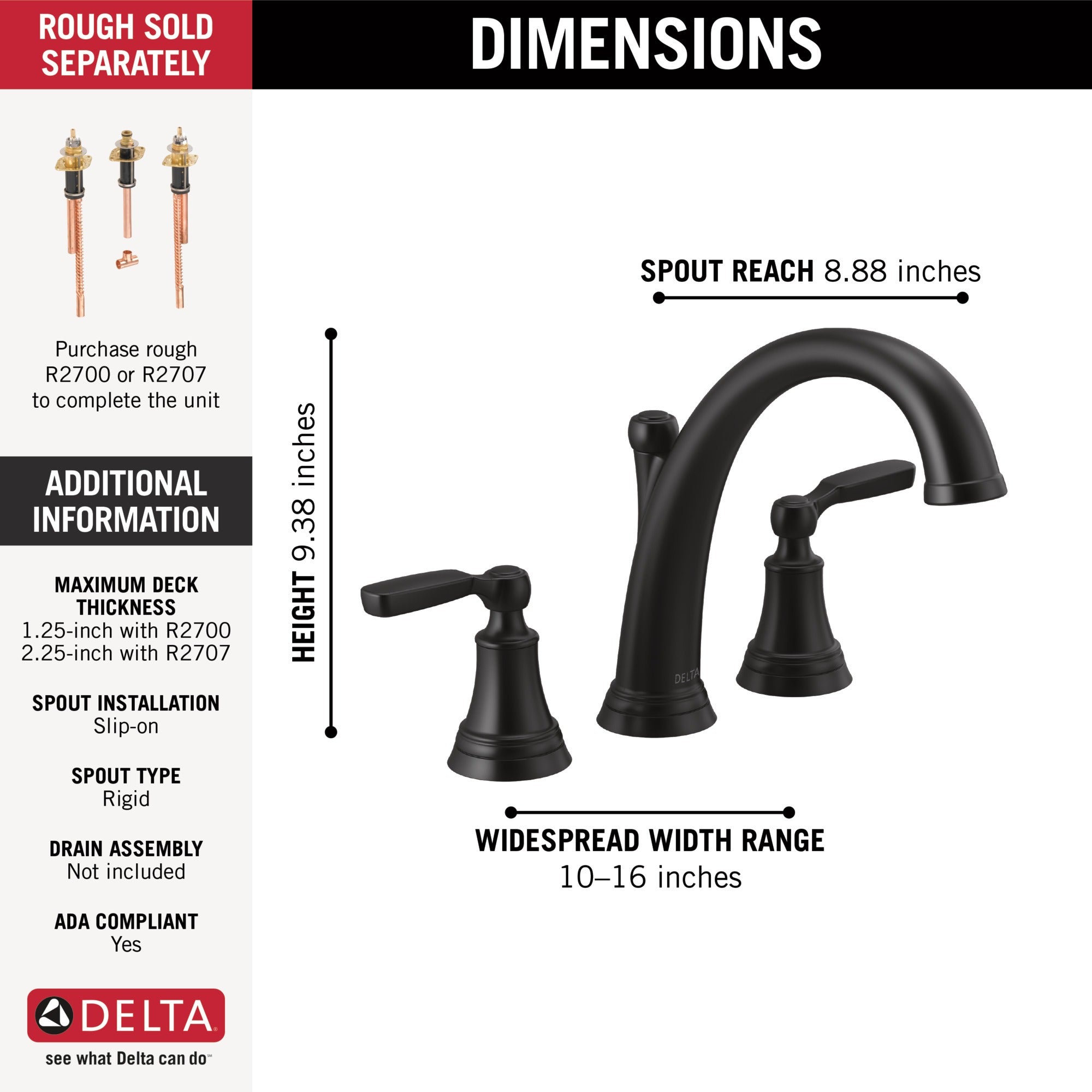 Delta Woodhurst™ Roman Tub Trim