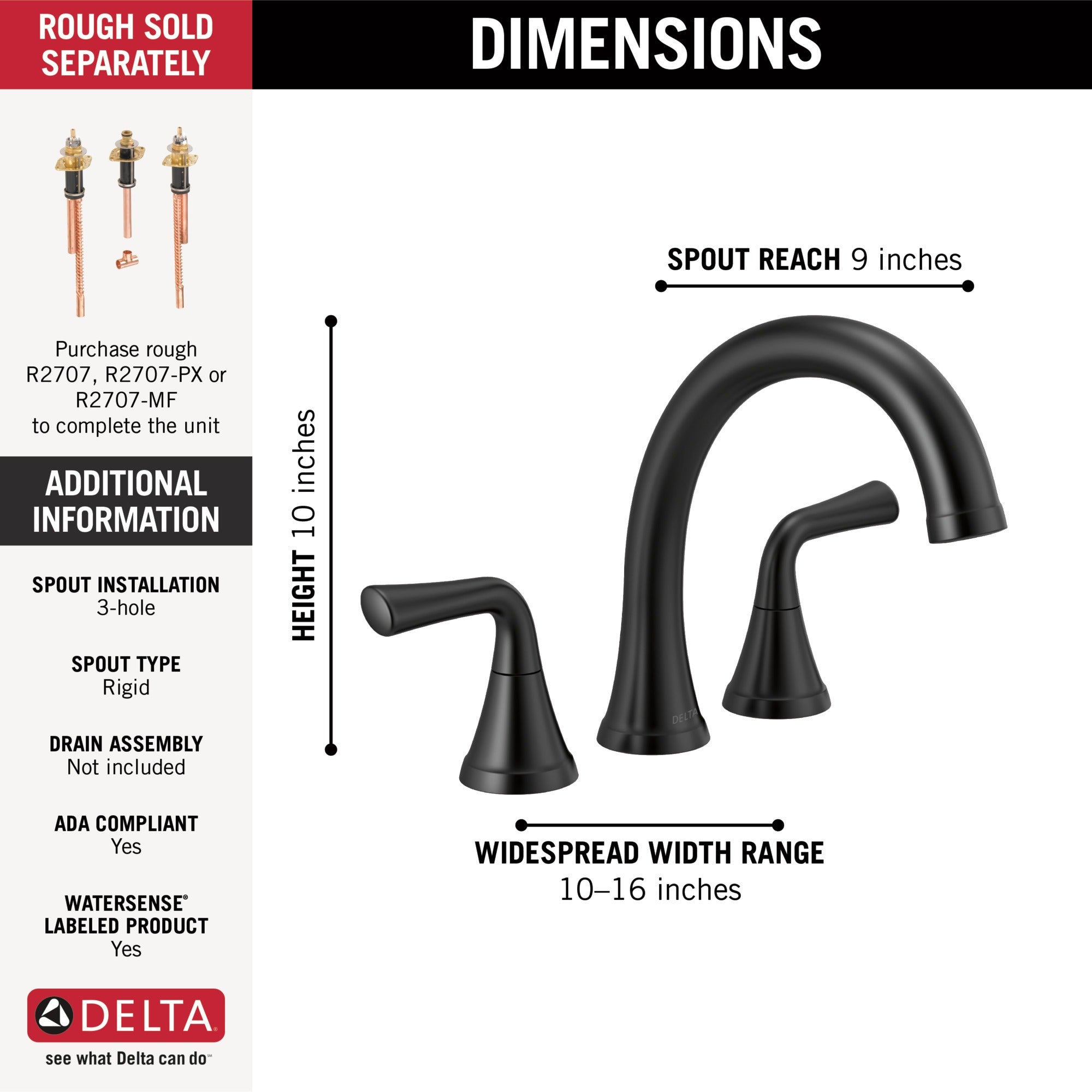 Delta Kayra® Roman Tub Trim