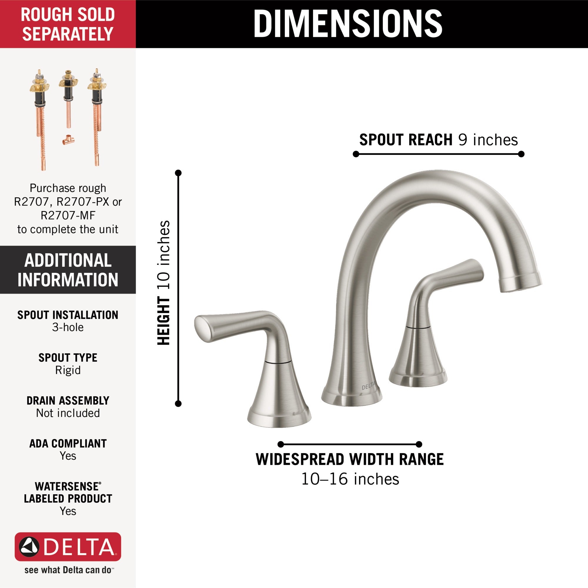 Delta Kayra® Roman Tub Trim