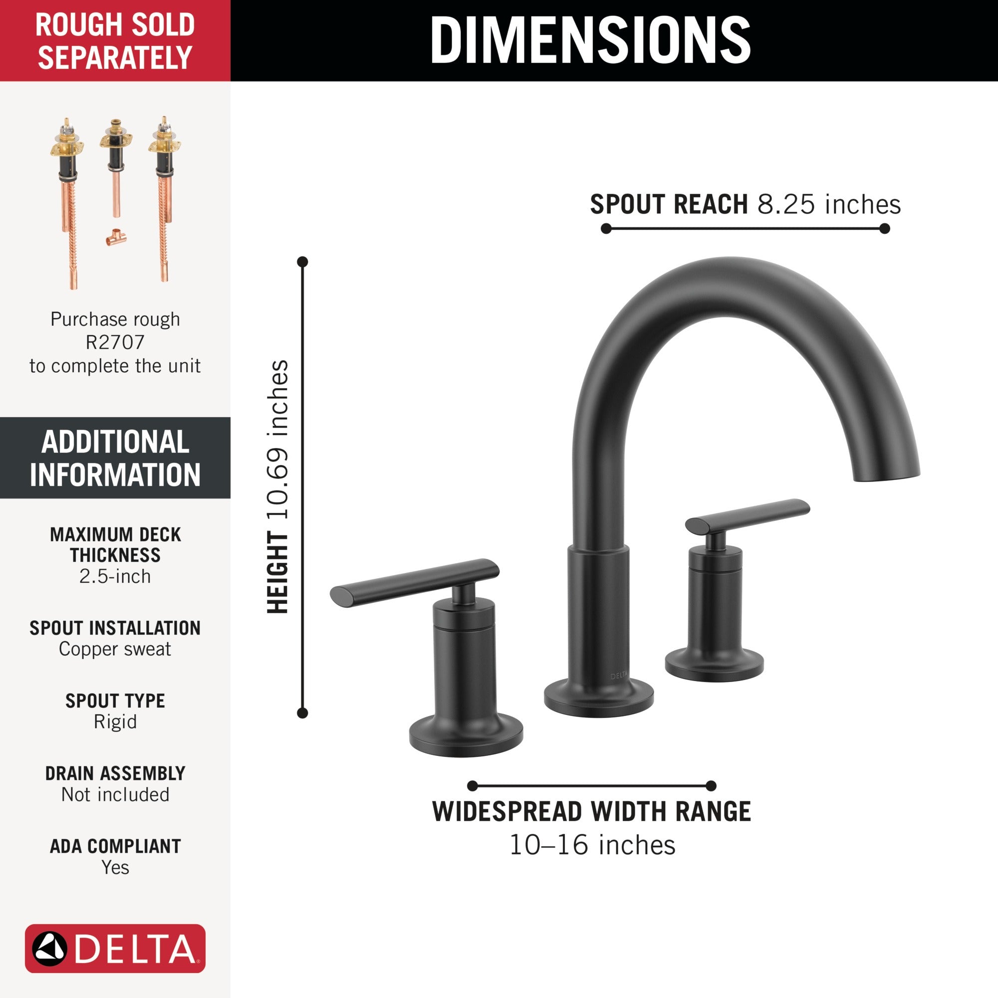 Delta Altado™ Roman Tub Trim