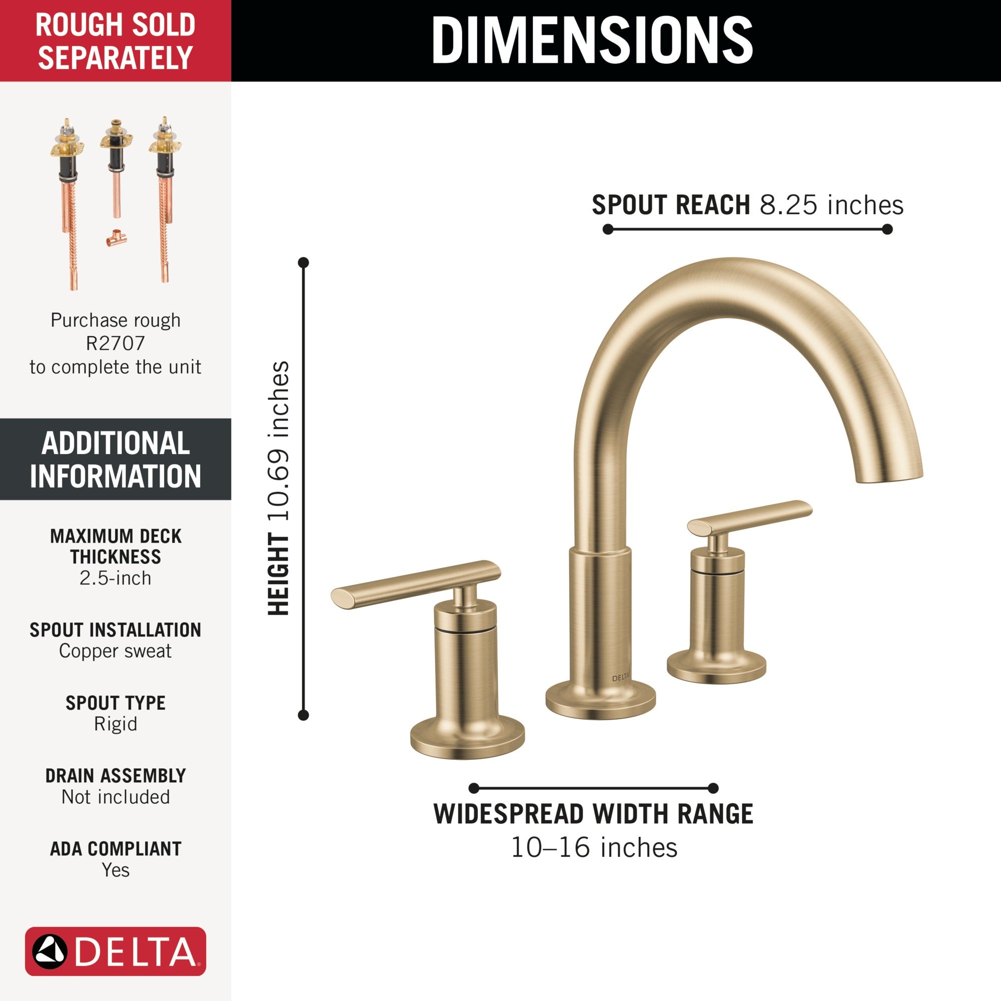 Delta Altado™ Roman Tub Trim