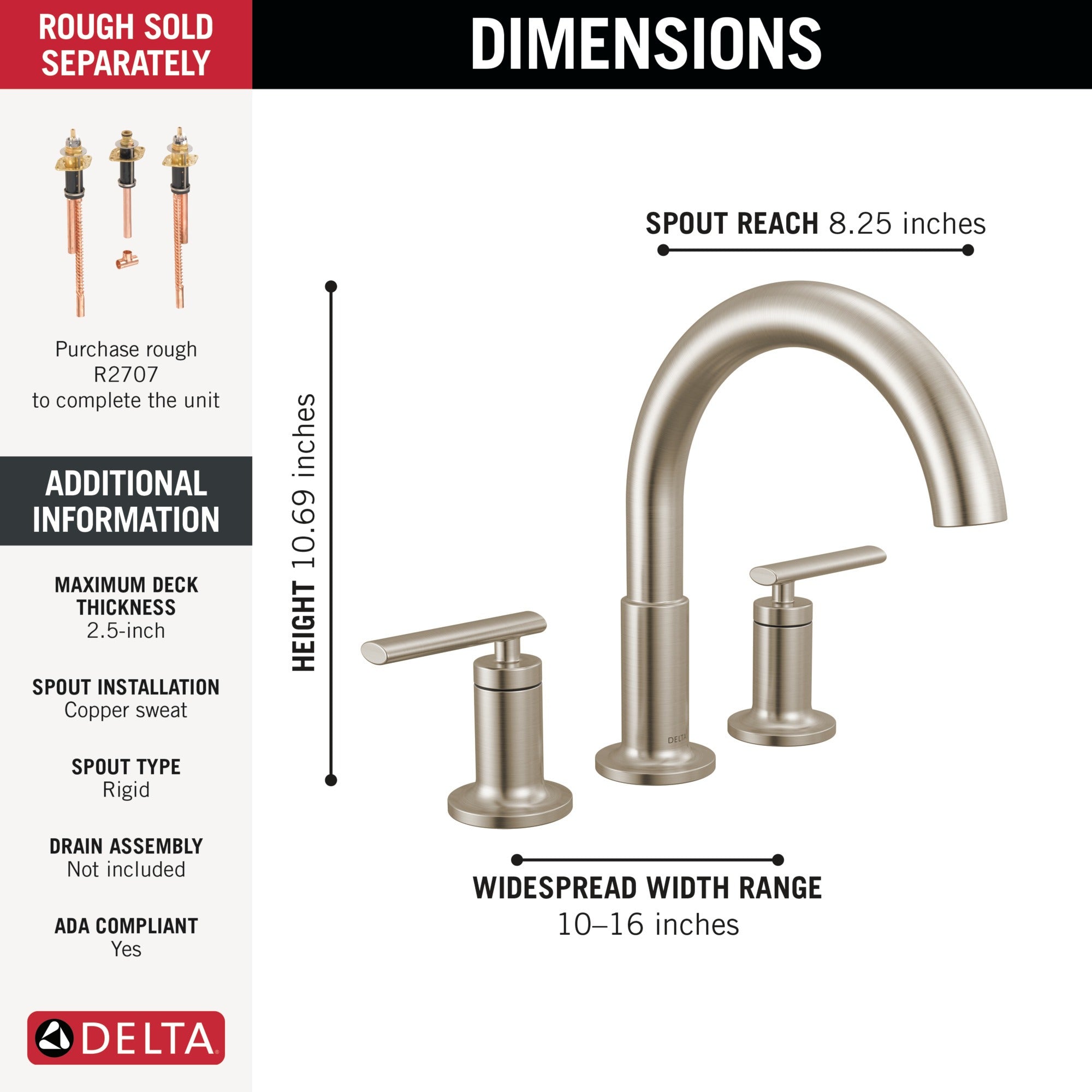 Delta Altado™ Roman Tub Trim