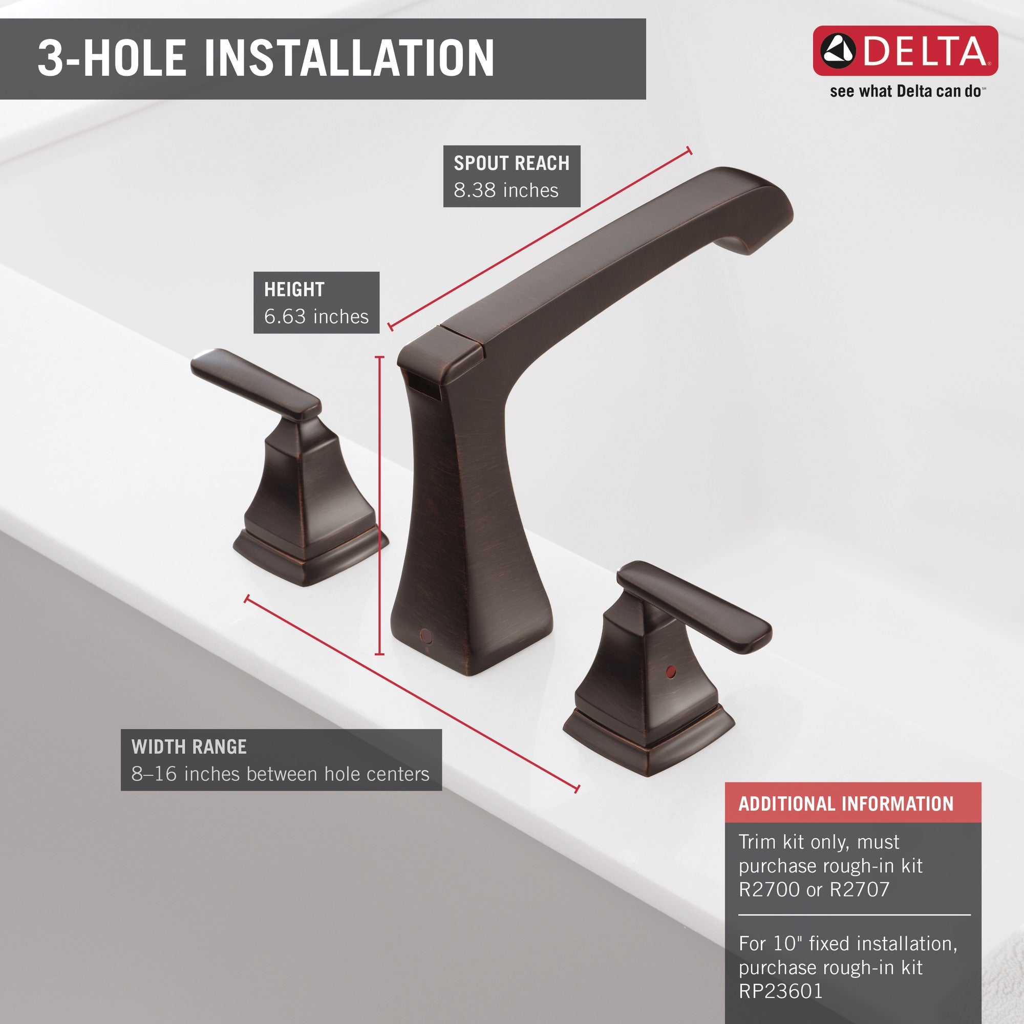 Delta Ashlyn® Roman Tub Trim