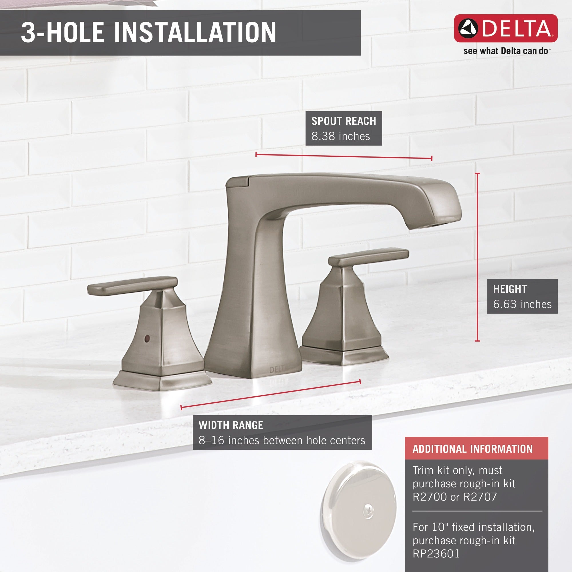 Delta Ashlyn® Roman Tub Trim