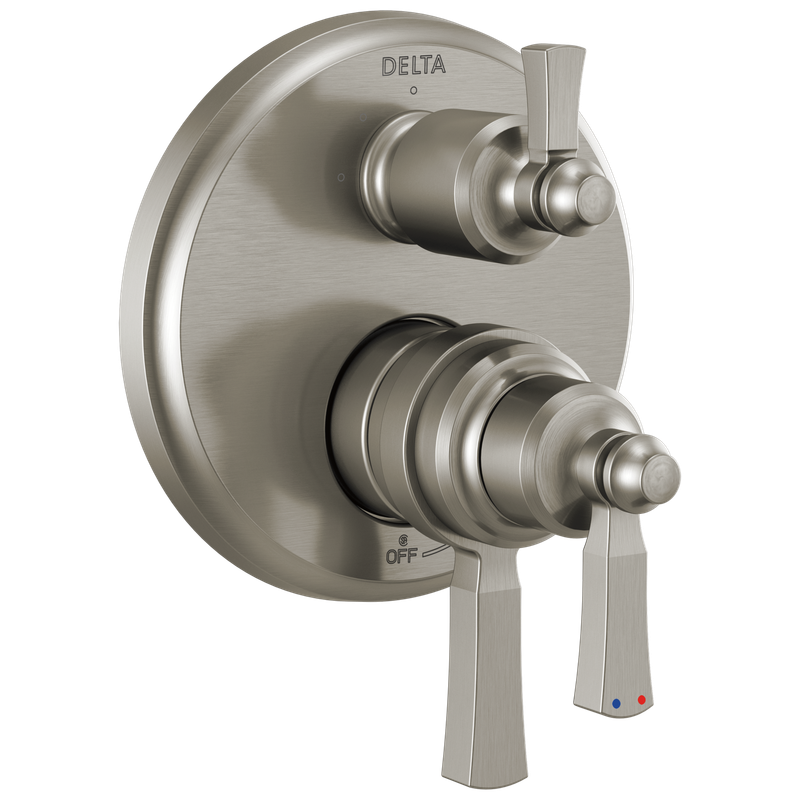 Delta Dorval™ Traditional 2-Handle Monitor 17 Series Valve Trim with 3 Setting Diverter