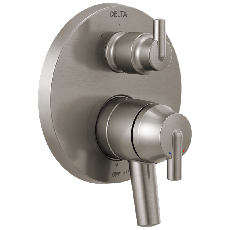 Delta Trinsic® Contemporary Two Handle Monitor® 17 Series Valve Trim with 3-Setting Integrated Diverter