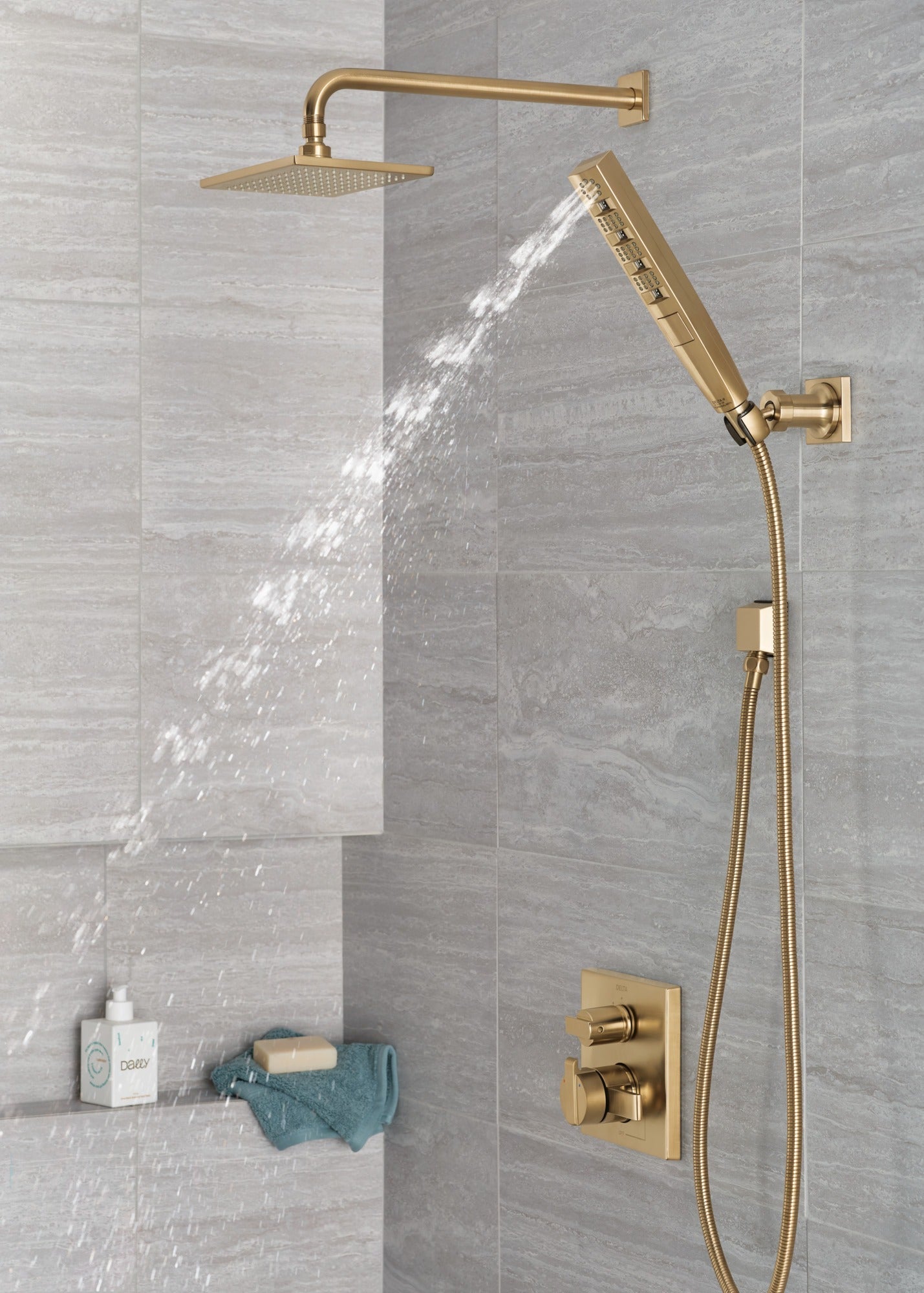 Delta Universal Showering Components Square Wall Elbow for Hand Shower